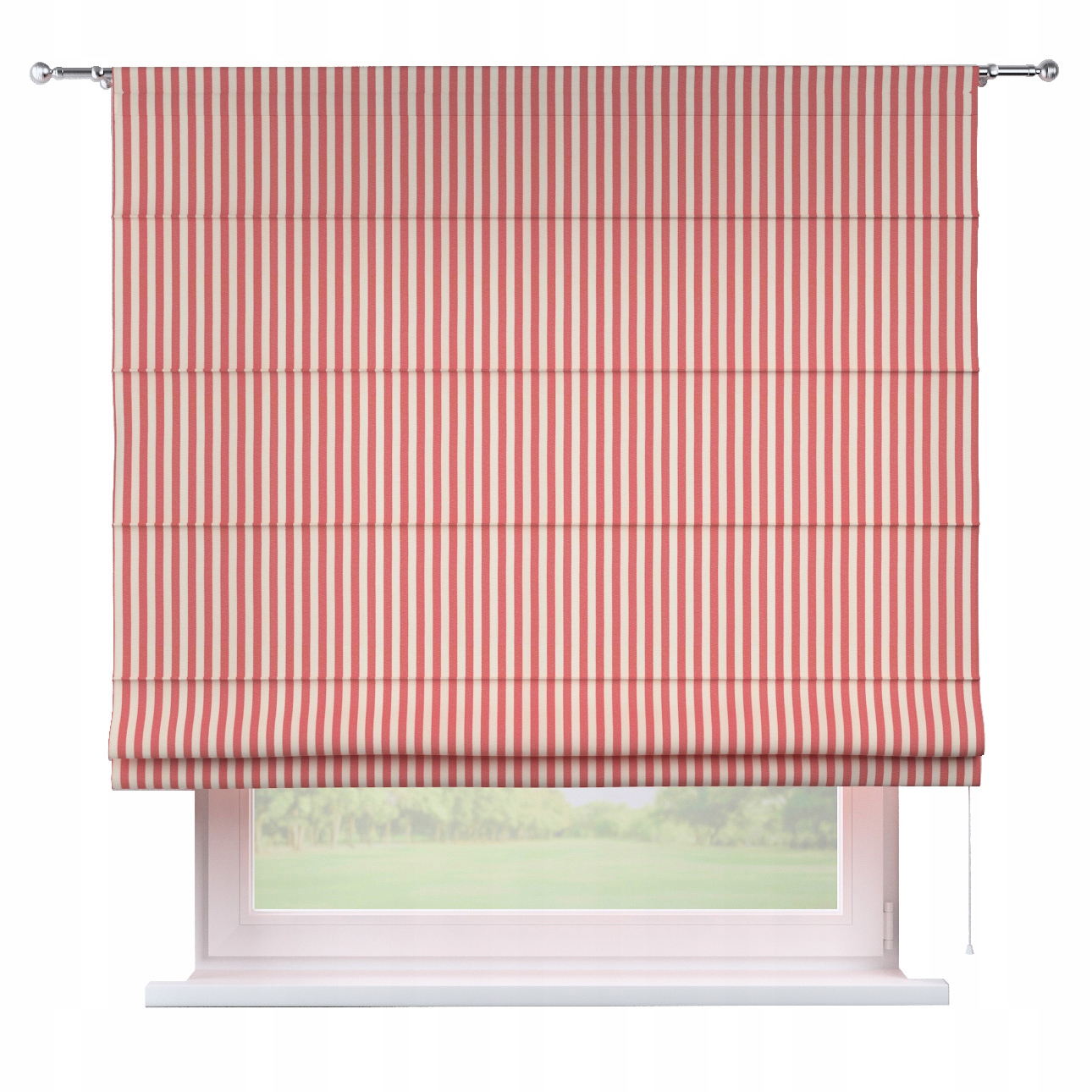 Hotová římská roleta Torino 130x170 cm červená