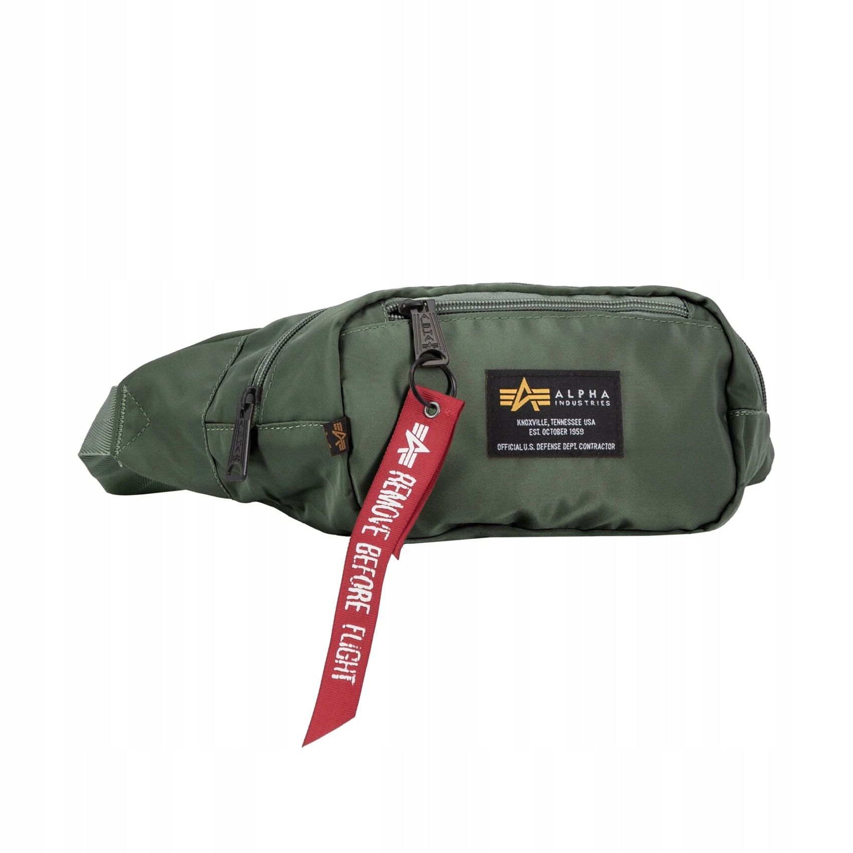 Alpha Industries Ledvinka Crew Waist zelená 196923-01