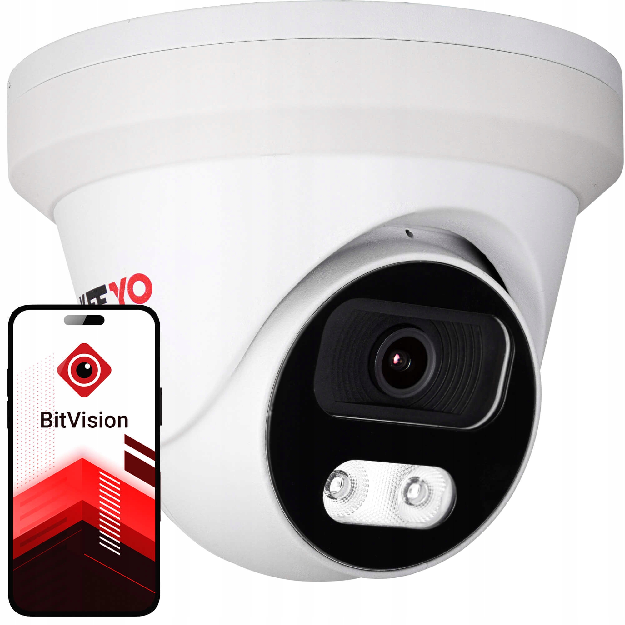 Kamera kopułkowa (dome) Ip Keeyo LV-V-IP8M25DF-DL 8 Mpx