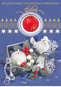 KARNET LAURKA ŚWIĘTA BOŻE NARODZENIE BN + KOPERTA