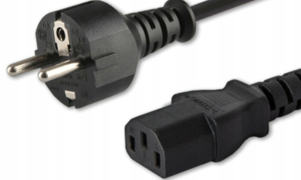 Kabel Przewód Zasilający do Komputera Monitora Drukarki Dell Dp/n 1,8M