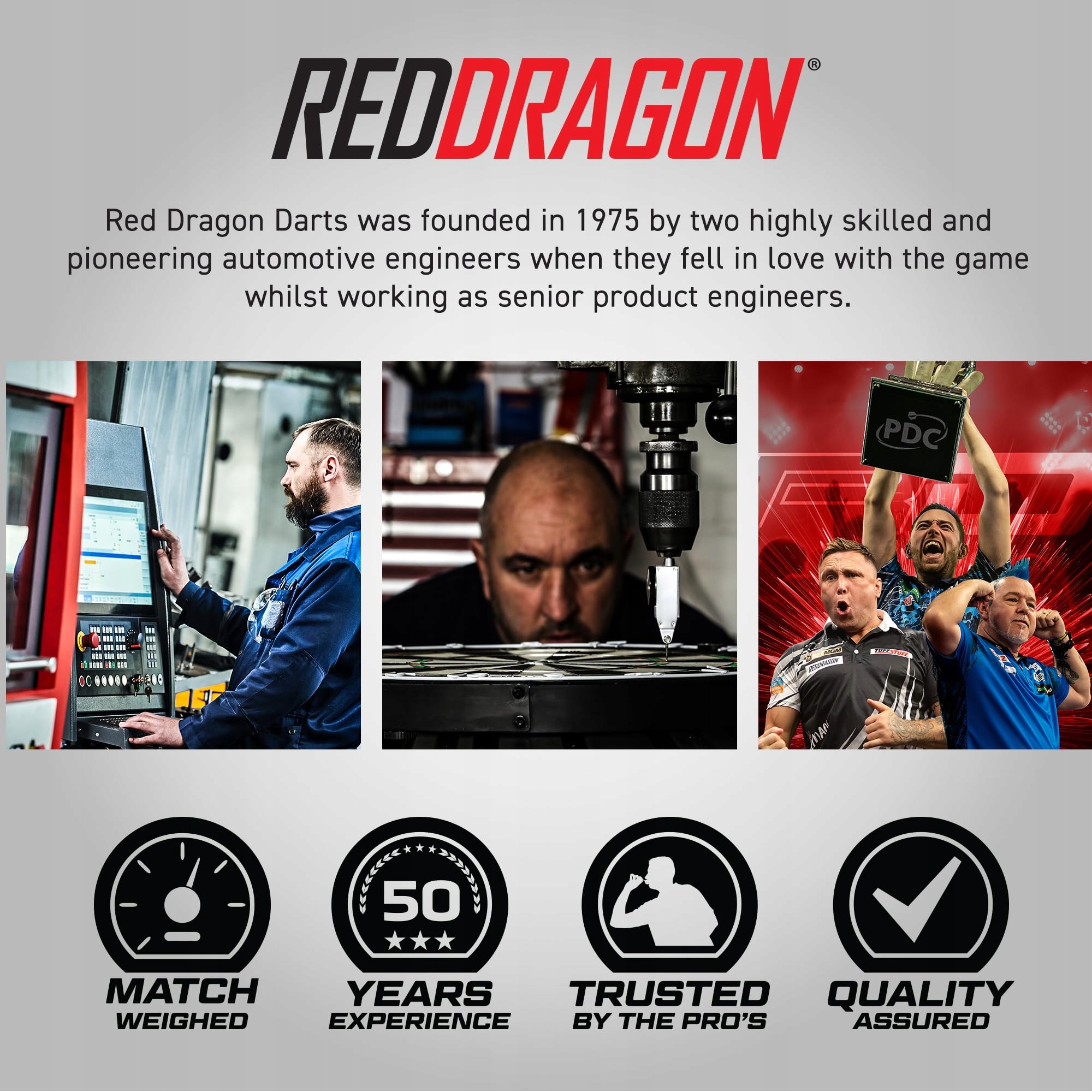 RED DRAGON Javelin Black Series Zestaw Steeldartów 22g z Lotkami i Shaftami — miniatura 6