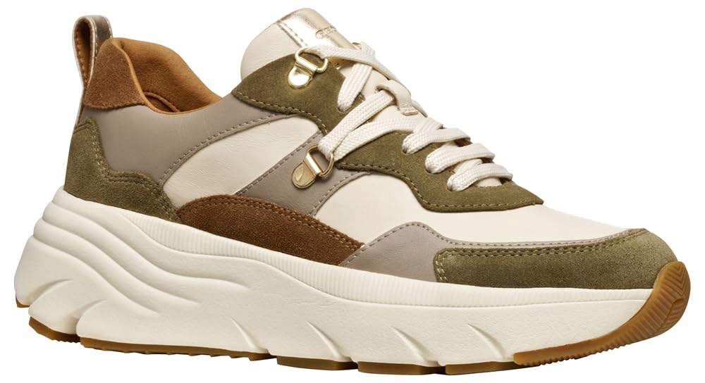 Geox Khaki dámské tenisky Geox Diamanta