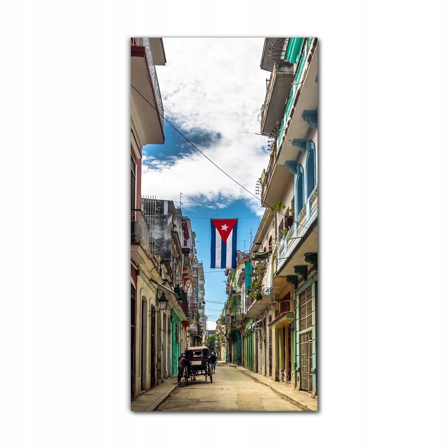 

Foto-obraz na szkle na ścianę 70x140 cm Kuba flaga