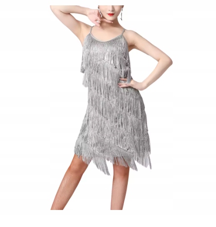 Sukienka Do Tańca Damska Strój Latino Z Frędzlami S Nr 1950