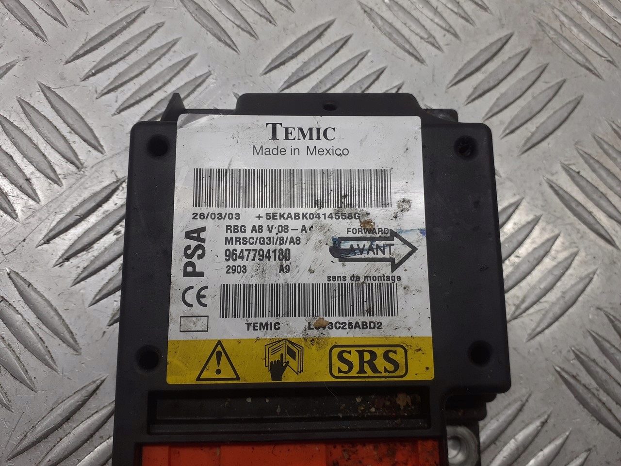 MODUŁ AIRBAG CITROEN C3 9647794180 Producent części Citroen OE