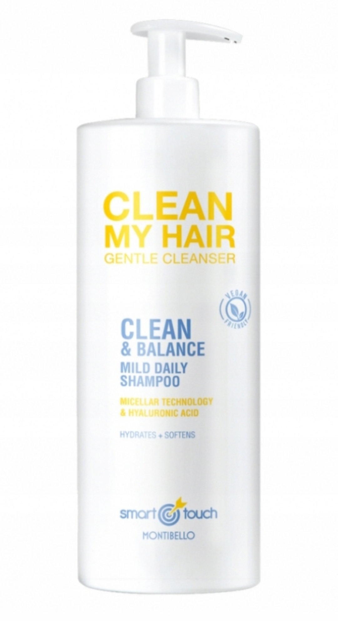 Veganský šampon Montibello Smart Touch hydratační micelární 1000 ml