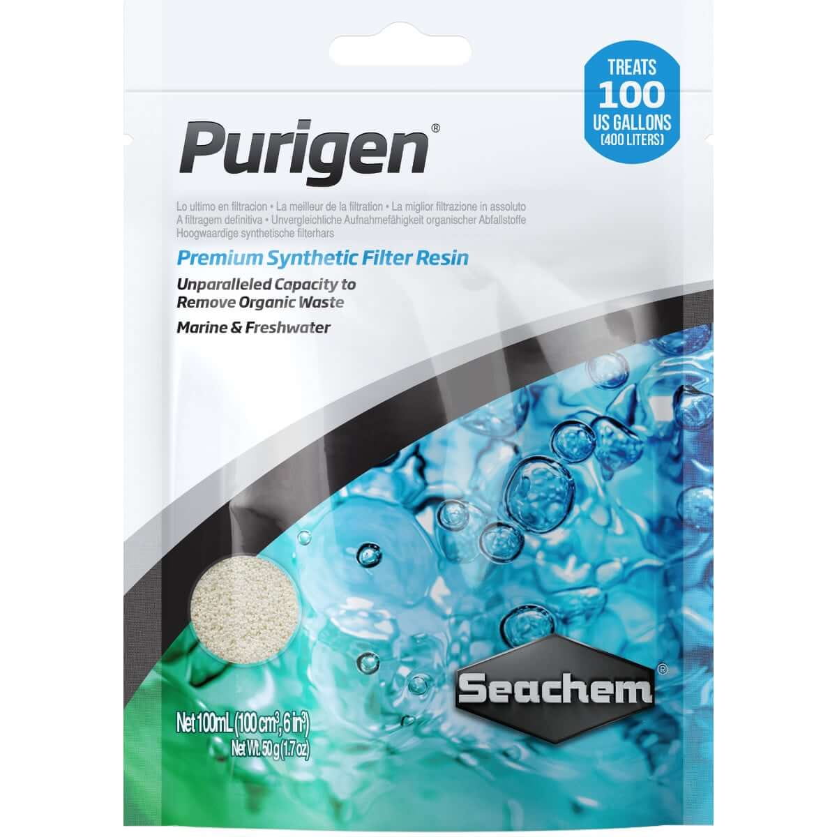 

Seachem Purigen 100ml NO2 NO3 NH3 Oryginał Worek