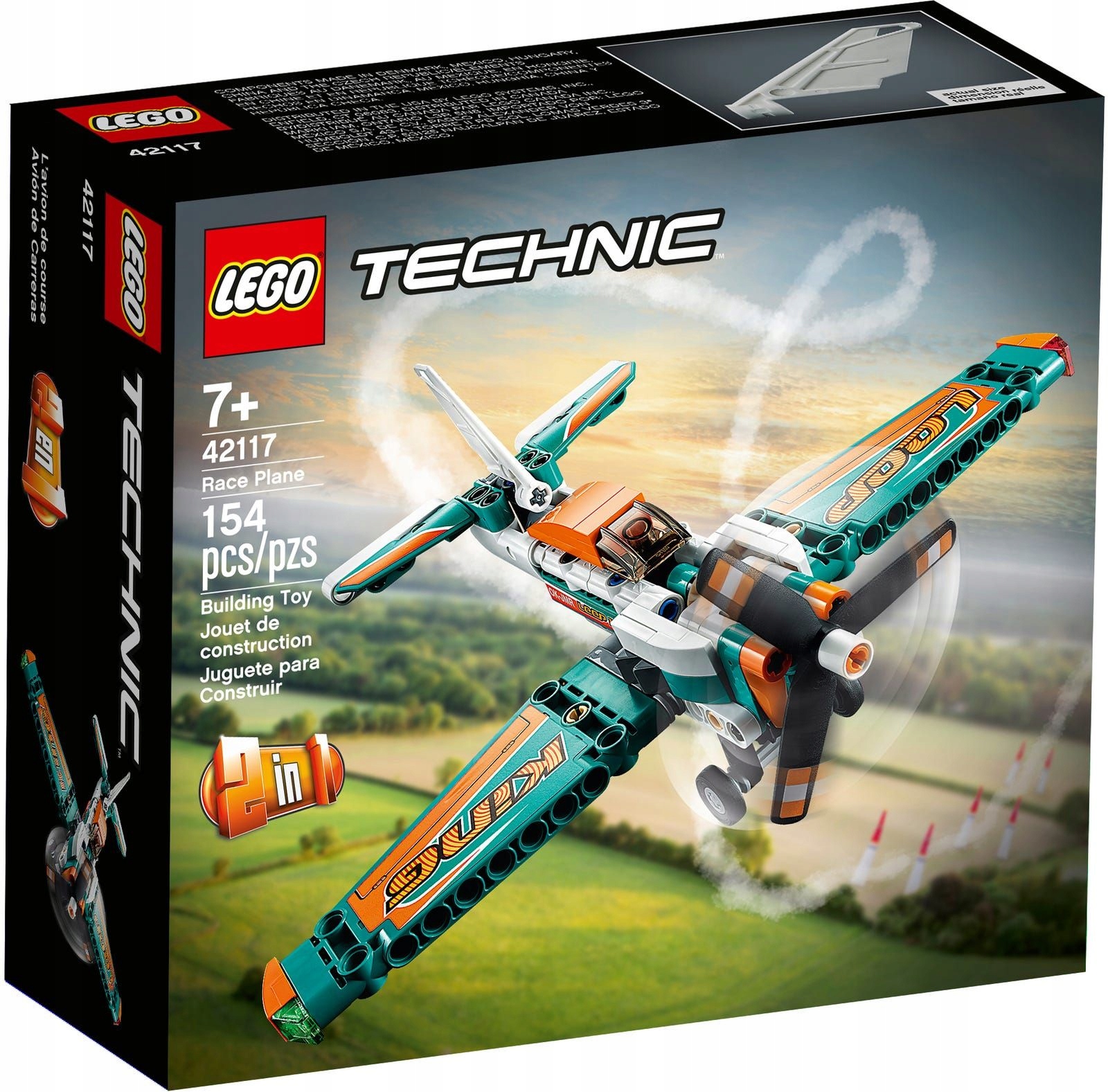 Originální Lego 42117 Technic – závodní letadlo