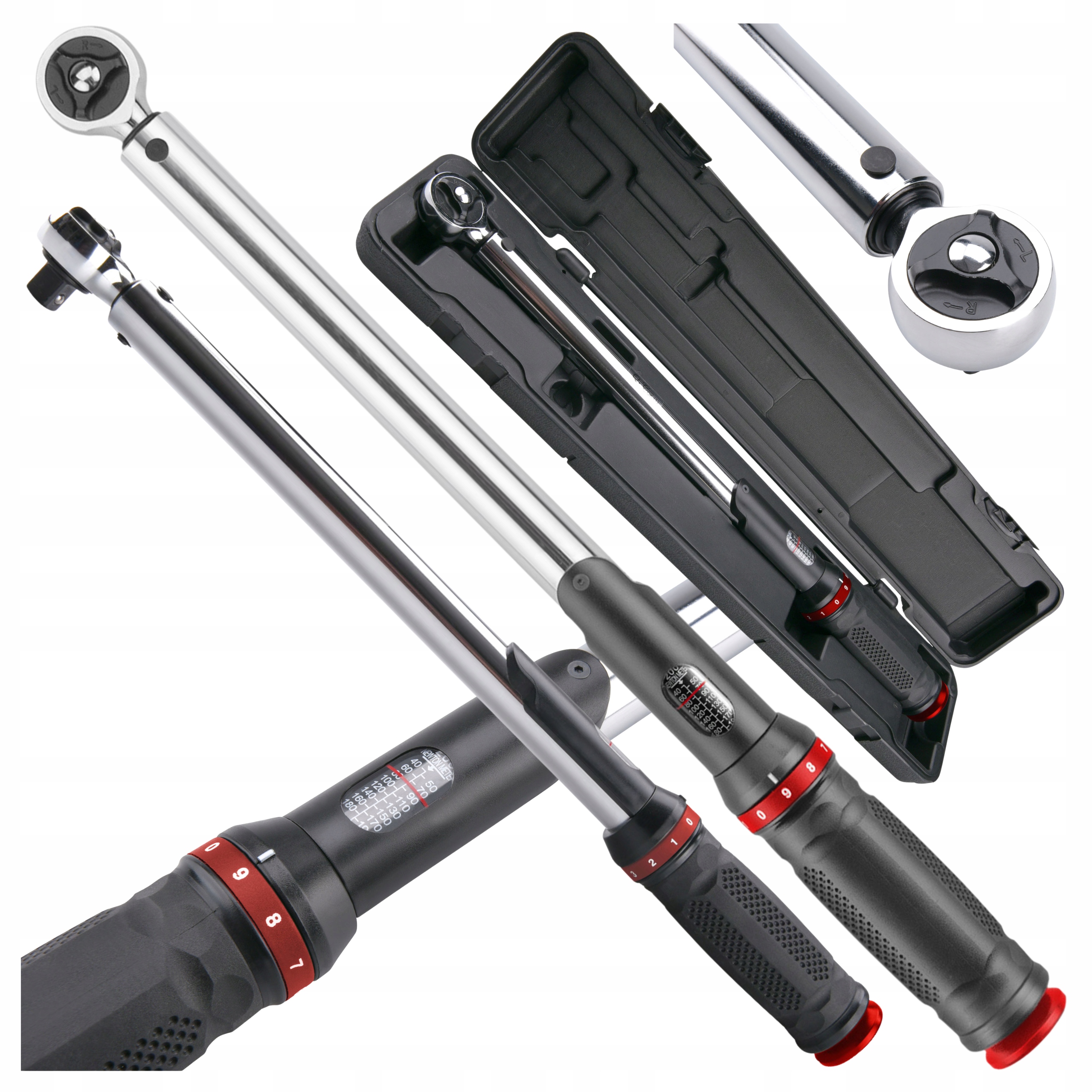 Momentový Kľúč 1/2" 40-200 Nm so stupnicou a zámkom 490 Certifikát CrV