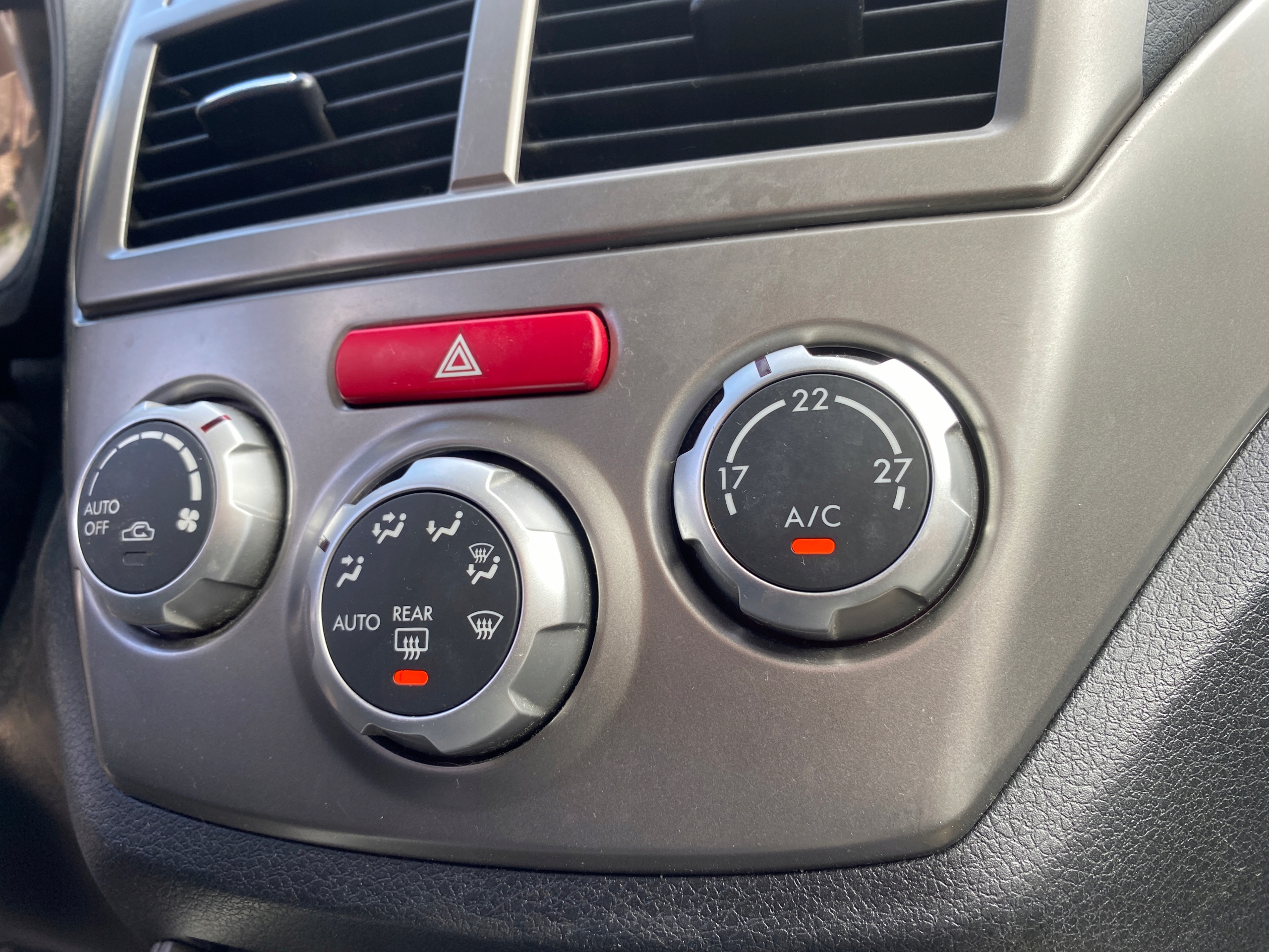 switch switch PANEL air conditioning devices OGRZEWANIA Subaru Impreza 07-13