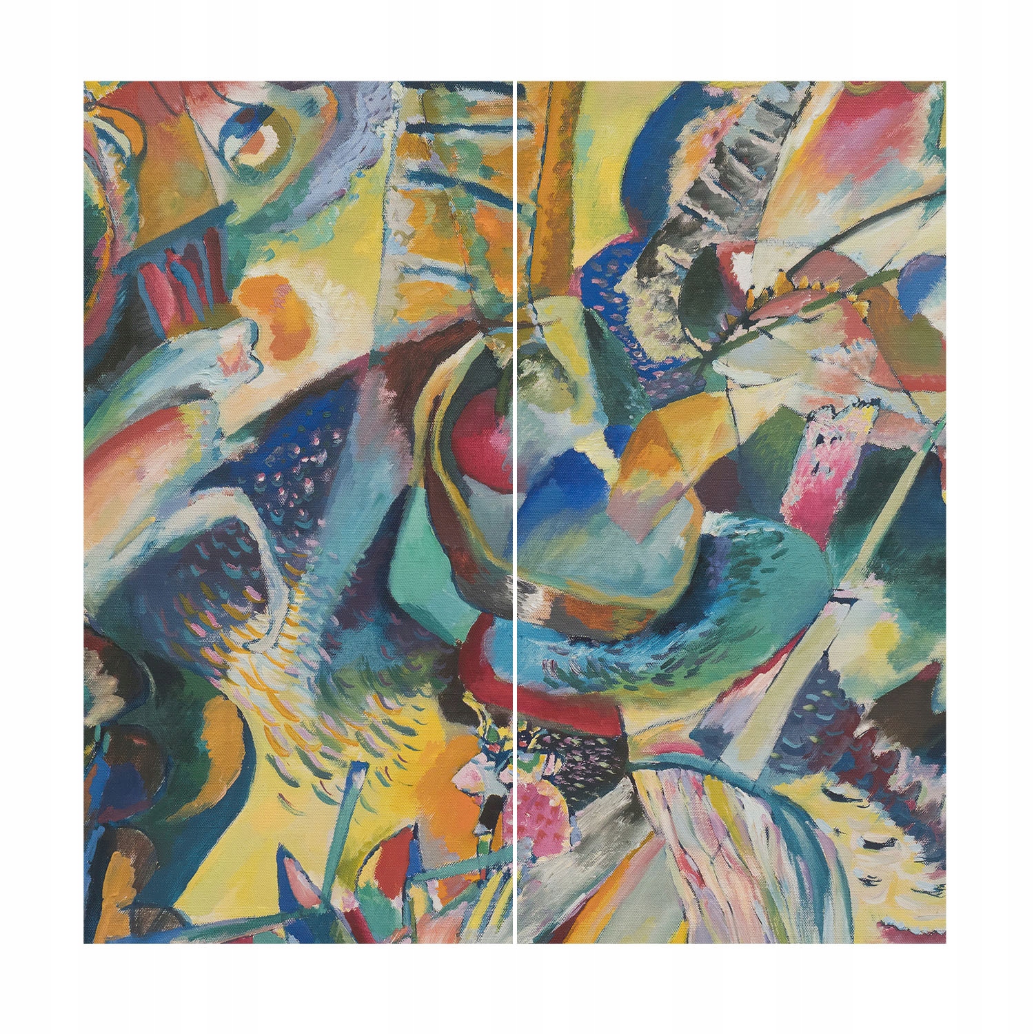 Fototapeta Tapeta na zeď Ložnice Obývací pokoj Barevný abstrakt 250x250 cm