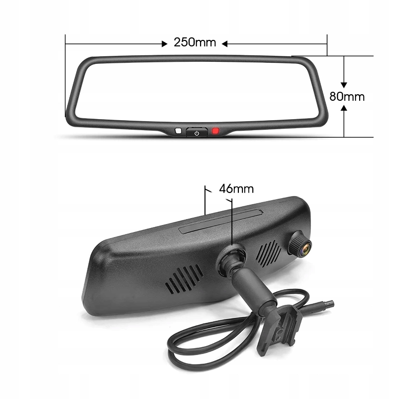 Konstrukcja fabryczna 9,66-calowa dwukanałowa kamera Stan opakowania oryginalne