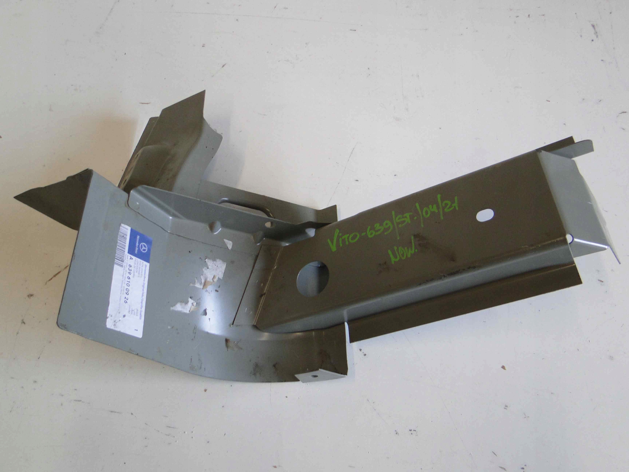 MERCEDES VITO VIANO W639 639 RAMA DOL SLUPKA D Installation side rear left