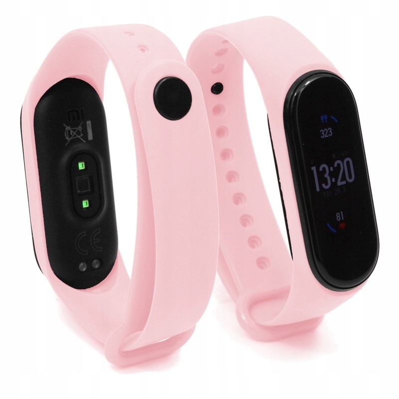 

Opaska pasek do Xiaomi Mi Band 5 6 różowa
