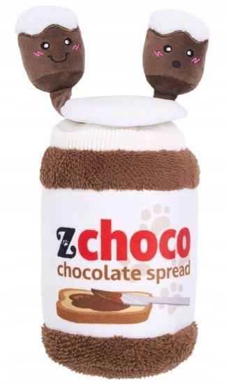 Levně ZippyPaws Plyšová bungee norka pro psa Sklenice čokolády [ZP1112]