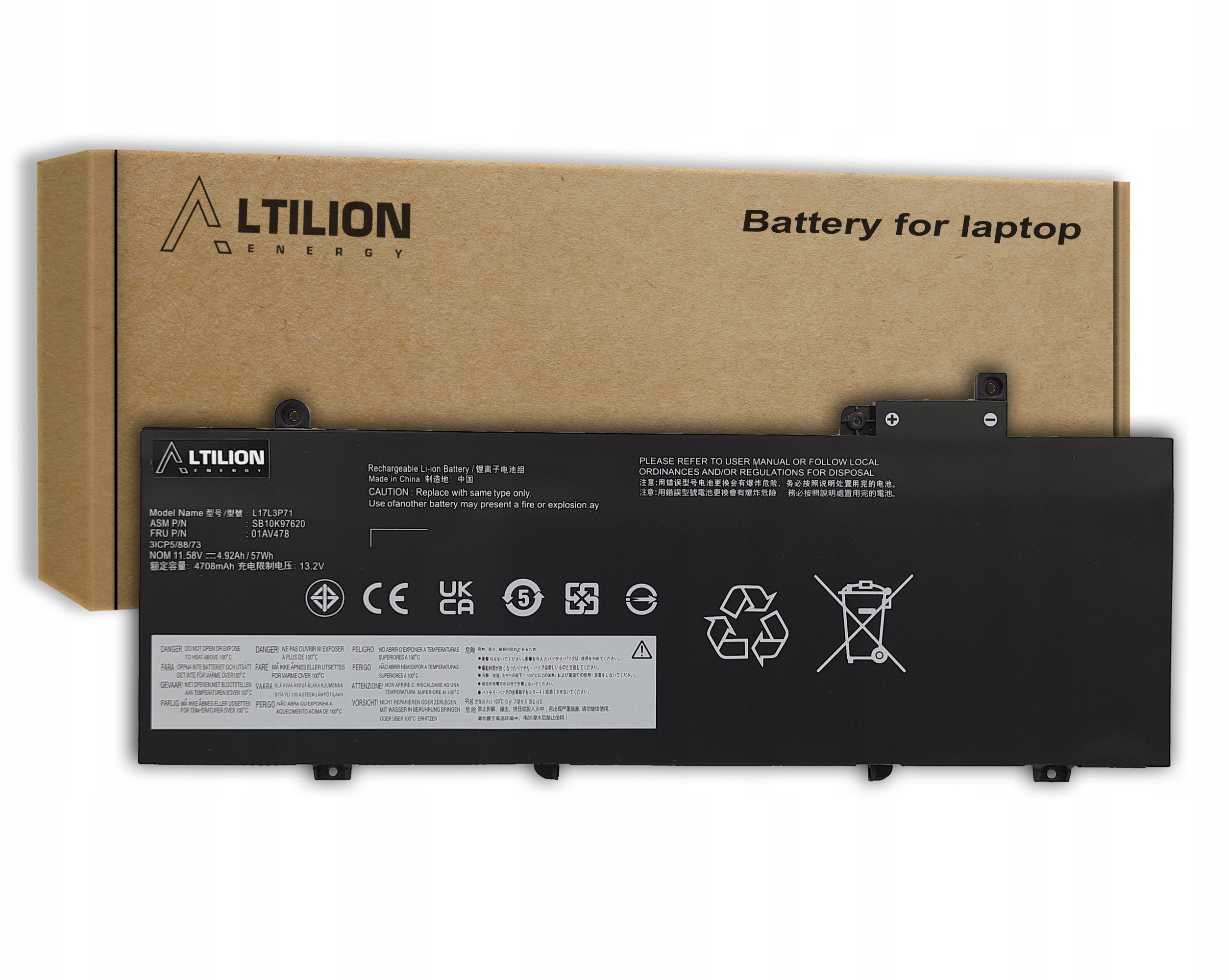 Bateria Altilion Energy L17L3P71 kompatybilna z Lenovo
