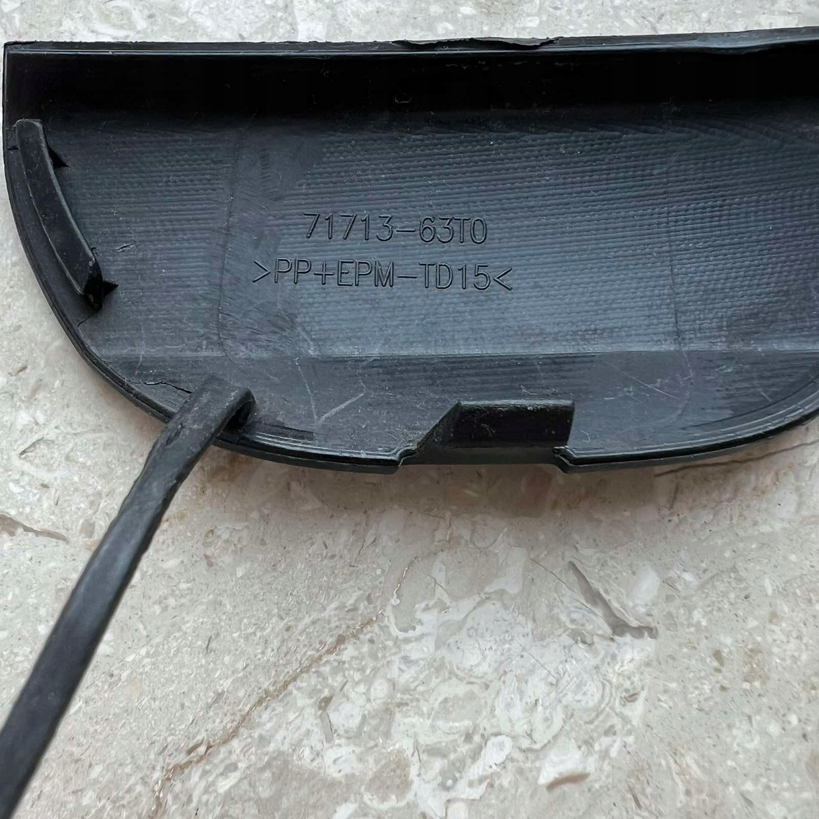 SUZUKI SX4 S-CROSS III 2021-> towing hook cap bumper front 71713-63T0