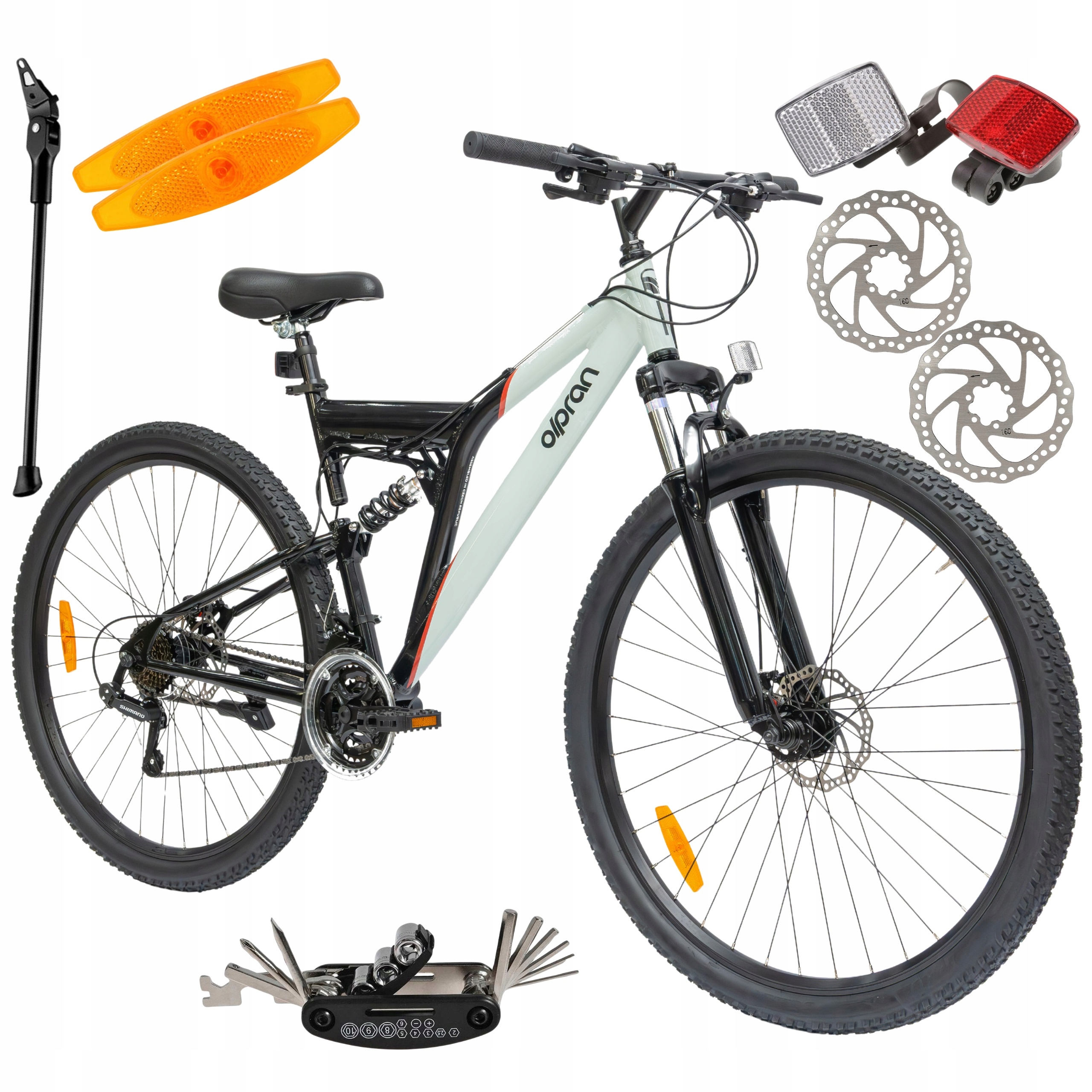 Rower Męski Damski Górski Koła 29" Shimano Mtb Full Amortyzacja Aluminium