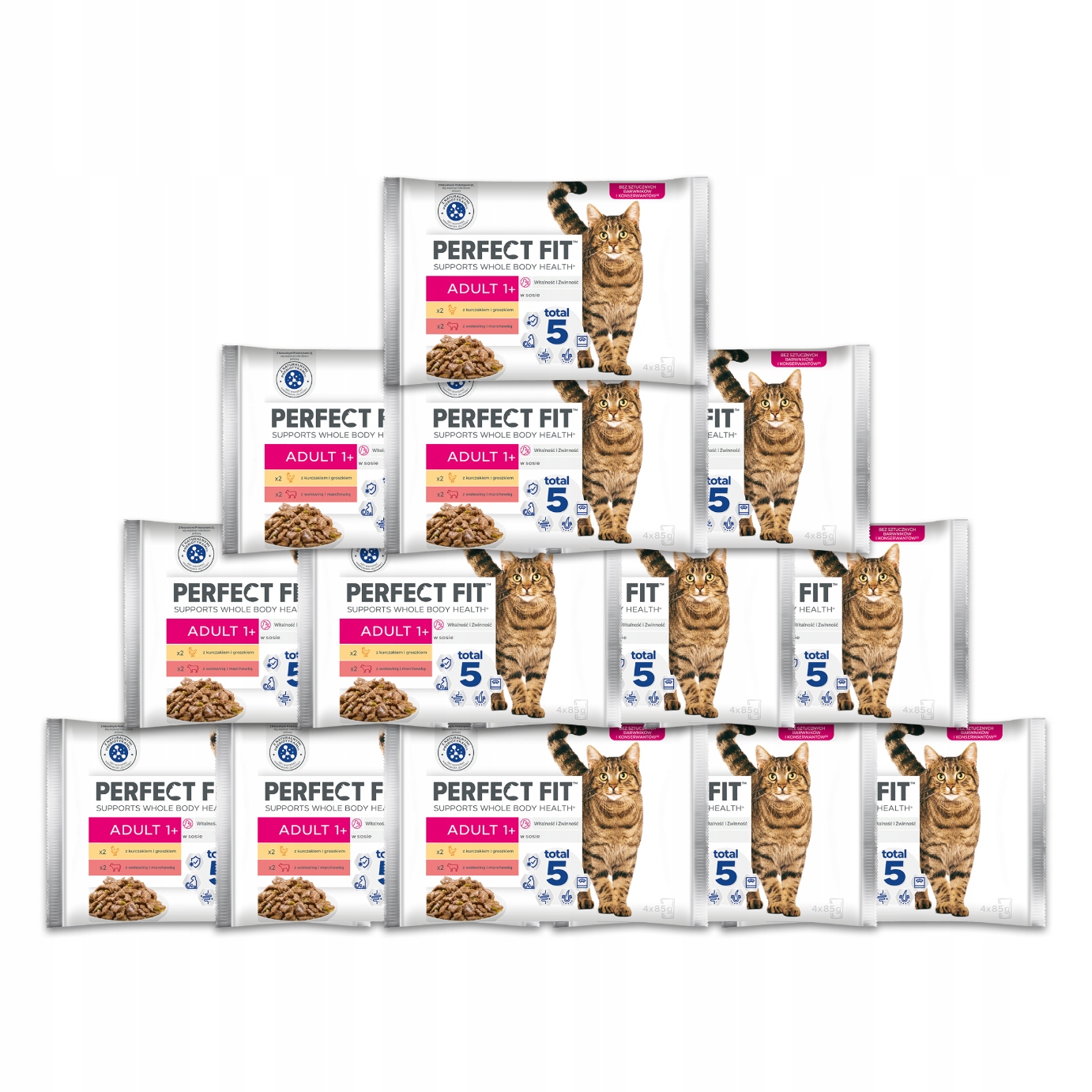 Perfect Fit mokra karma dla kota mix w sosie 52x85g