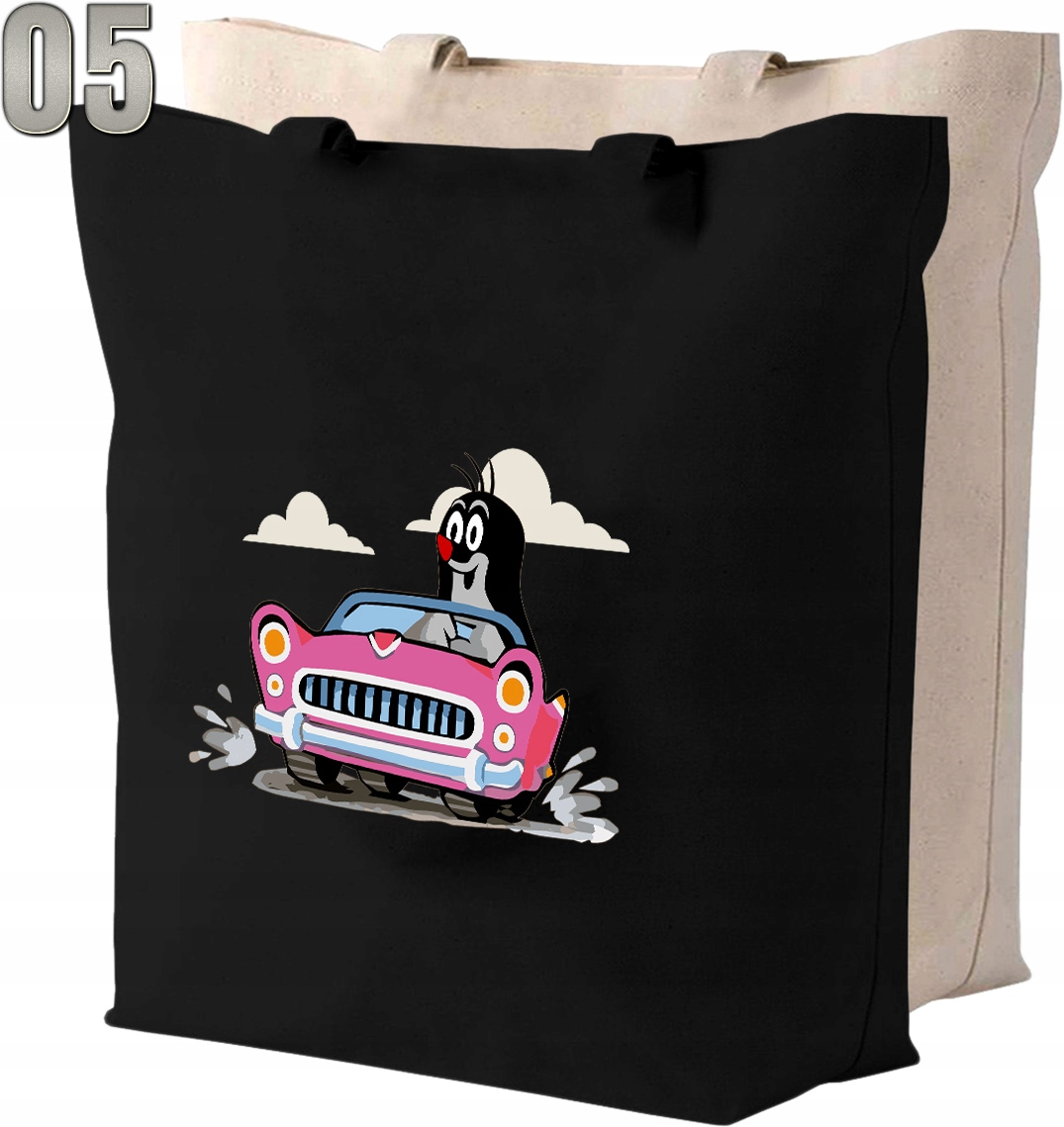 Torba bawełniana KRECIK + IMIĘ Cechy dodatkowe brak