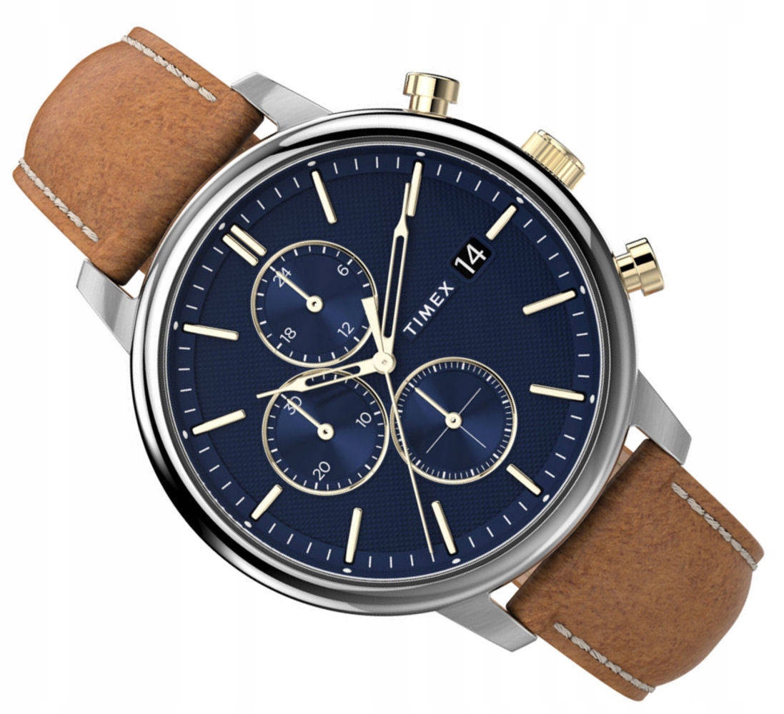 Pánské Klasické Hodinky Timex Chronograf TW2U39000