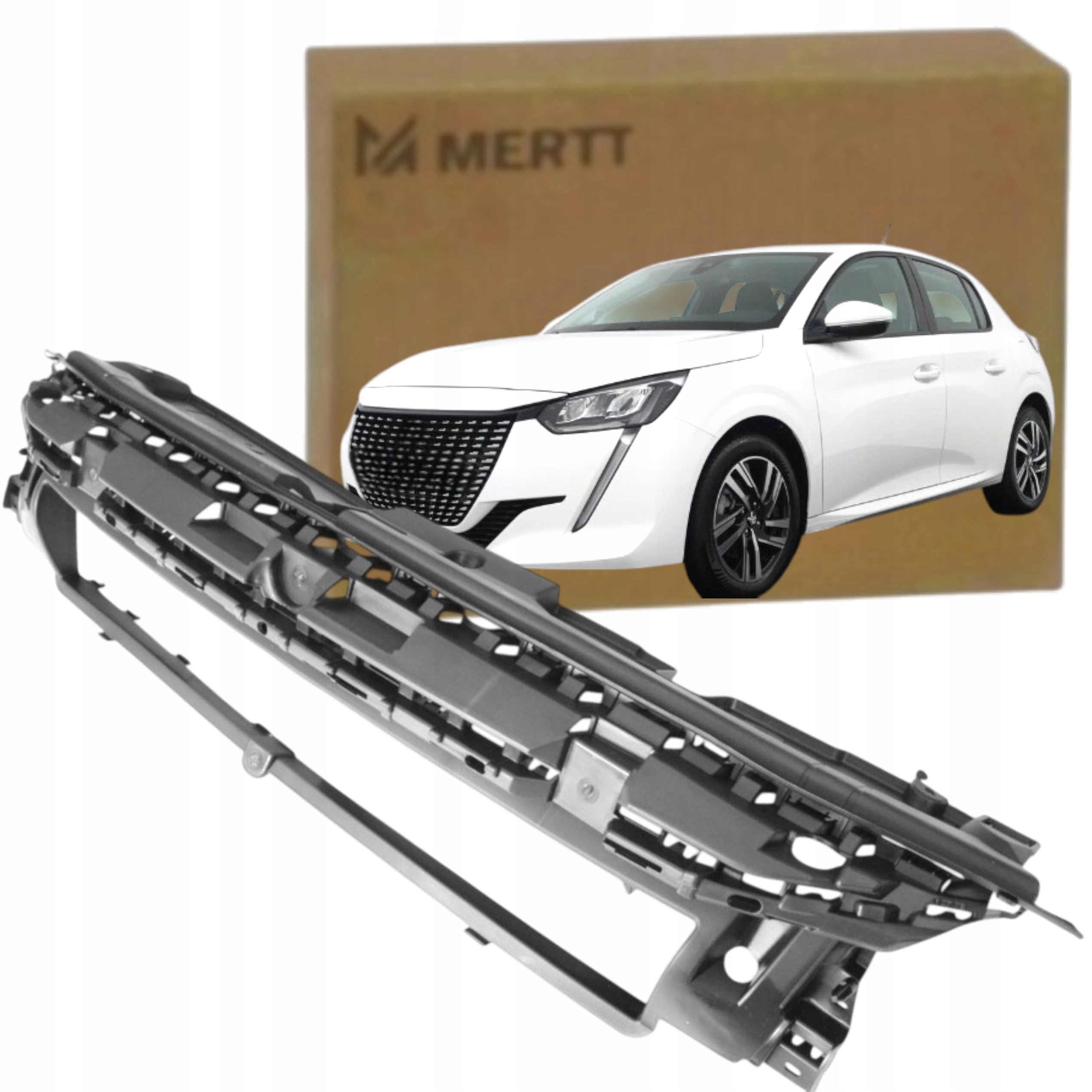 Podpěra grilu konstrukce zesílení nárazníku Peugeot 208 II 2019+