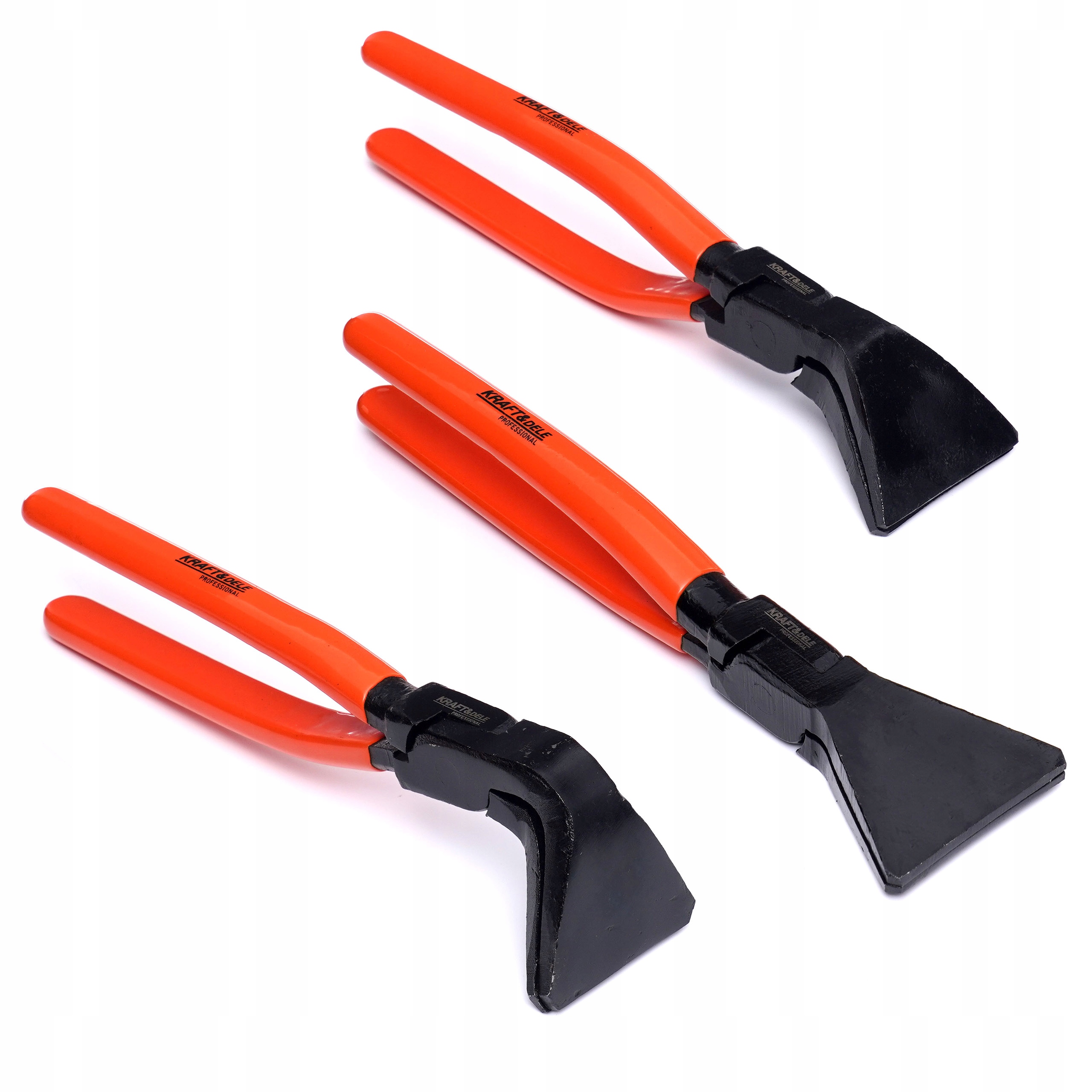 Pokrývačské Kleště Na Ohýbání Plechů 275 MM, Rovné, Ohnuté, 3 Kusy