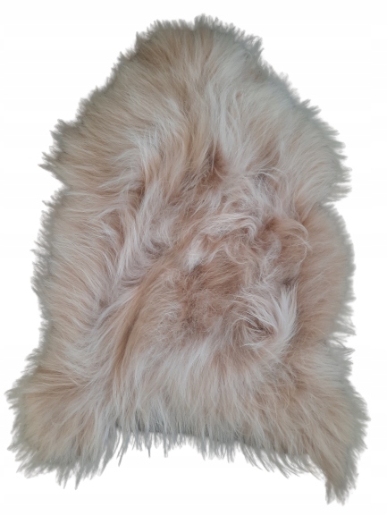 Kožené ovčie ostrov Cappuccino 90-110cm Dekoratívne