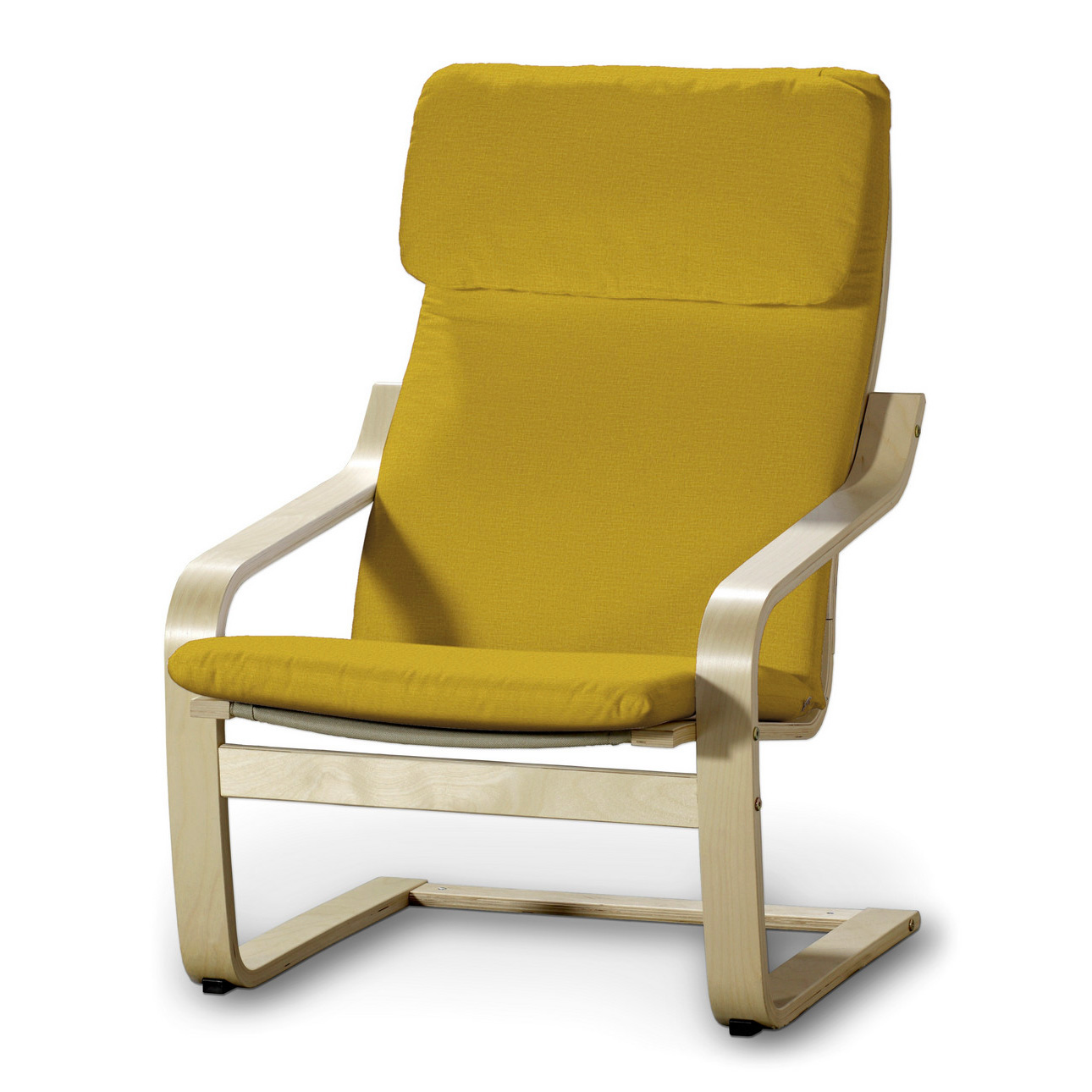 Dekoria Polštář na křeslo Poäng Ikea žlutý