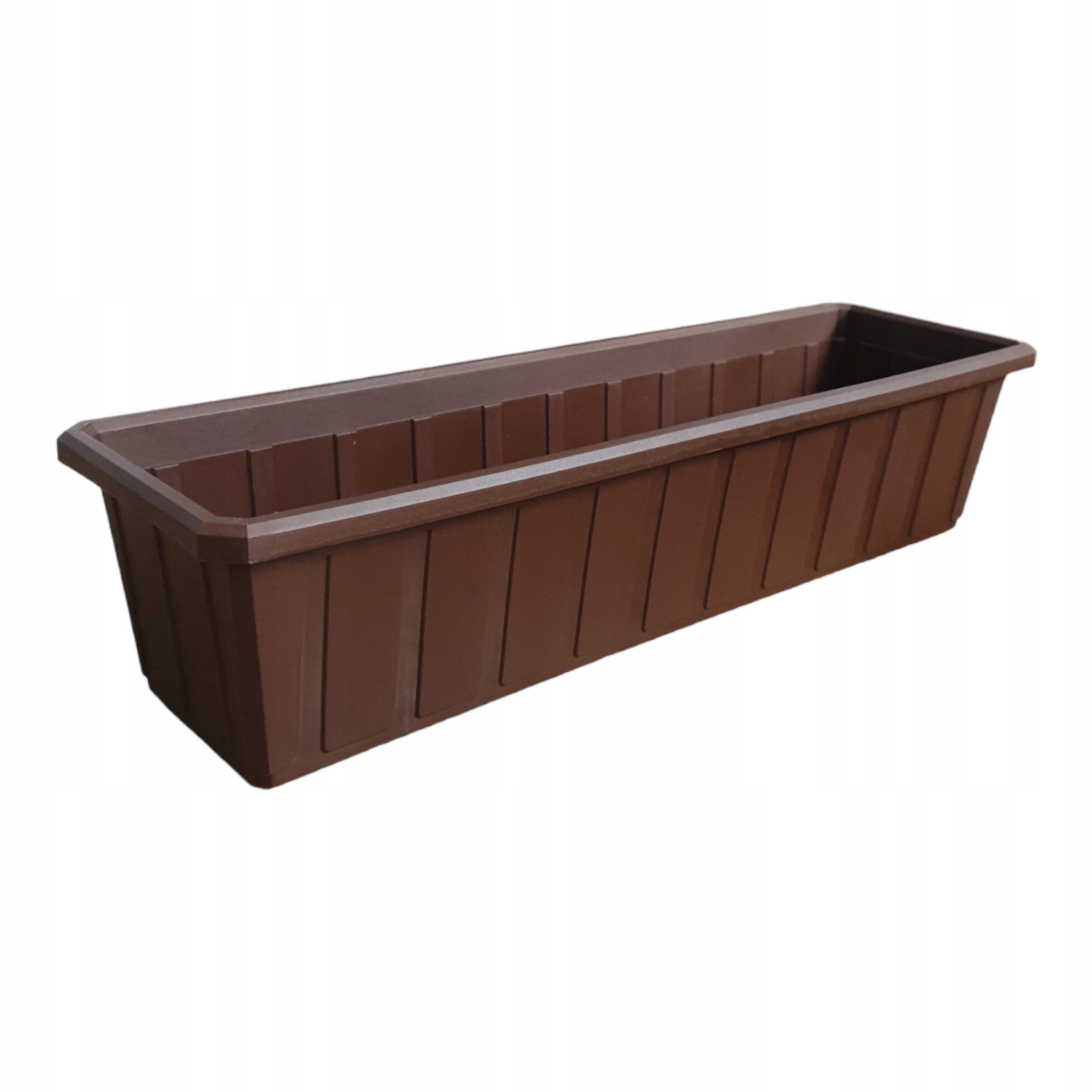 

Skrzynka balkonowa 60cm mocna doniczka brąz