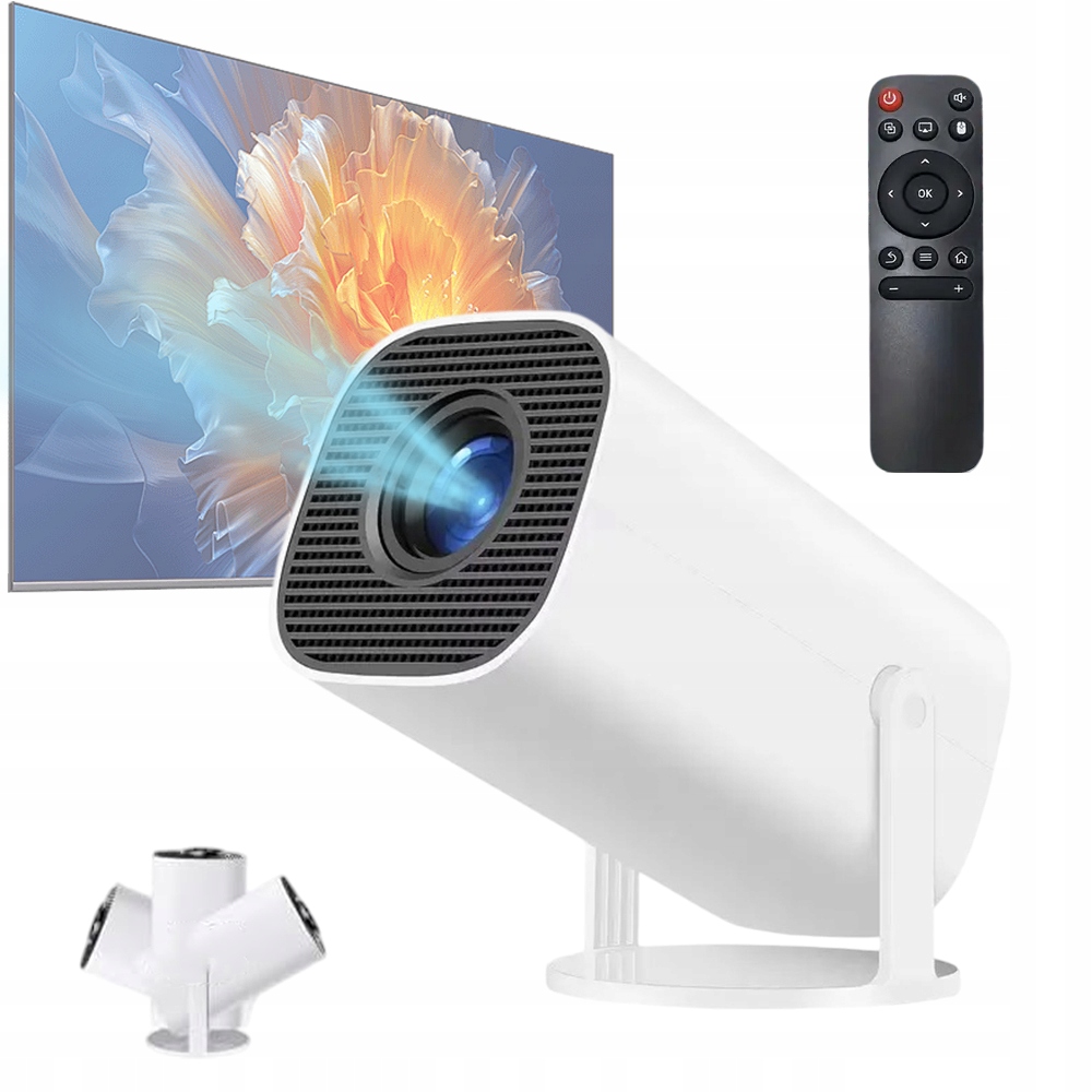 Projektor Android Tv Wifi 720P Přenosný Smart Otočný Reproduktor