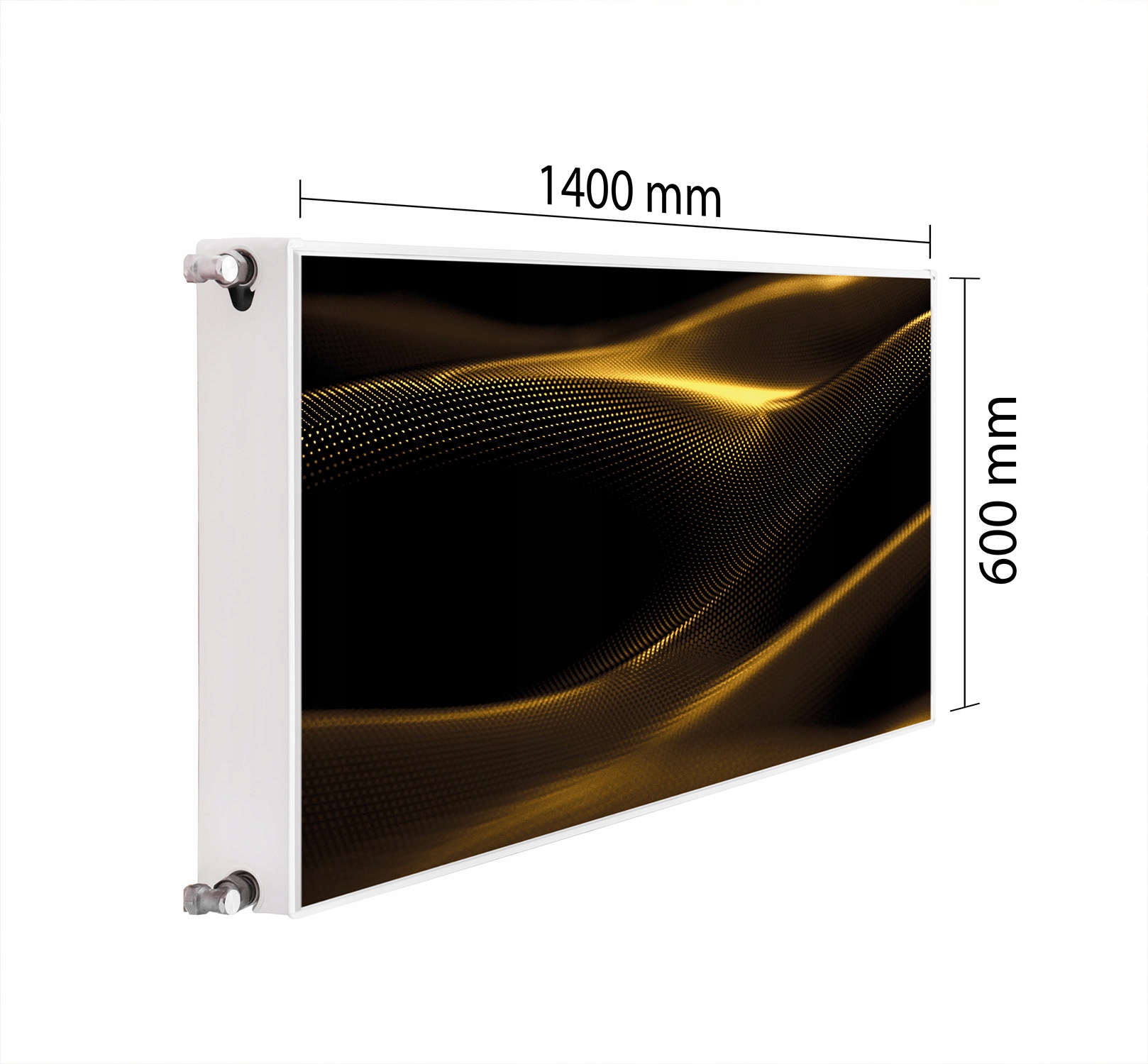 Magnetická Maska Na Radiátor 140x60 Zlatá Podložka Magnet