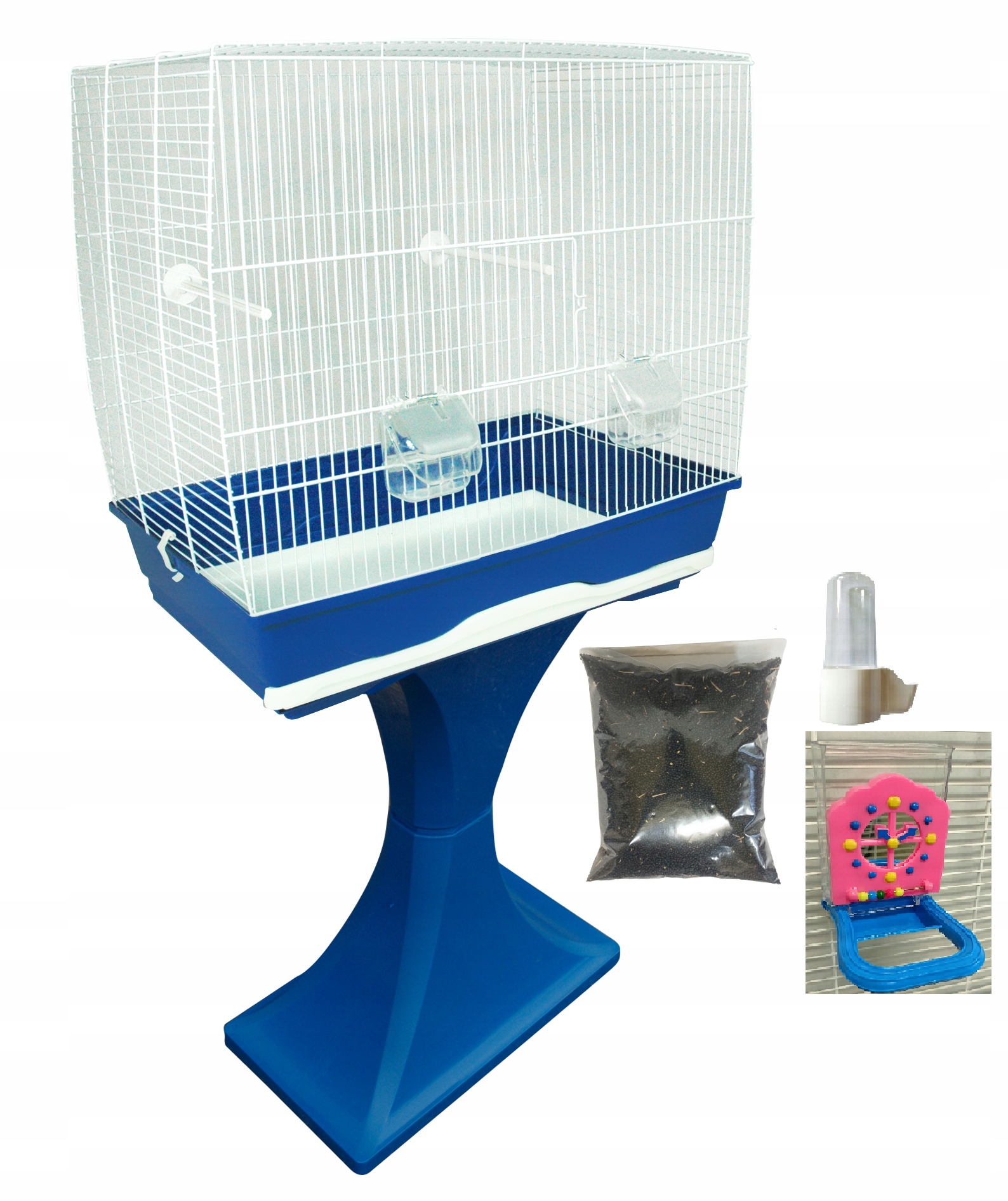 Levně Klec pro papouška Katia XXL s podestou Krmítko Krmivo Dárek