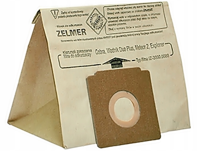 

Worki papierowe Zelmer Odyssey Meteor 2 10 sztuk