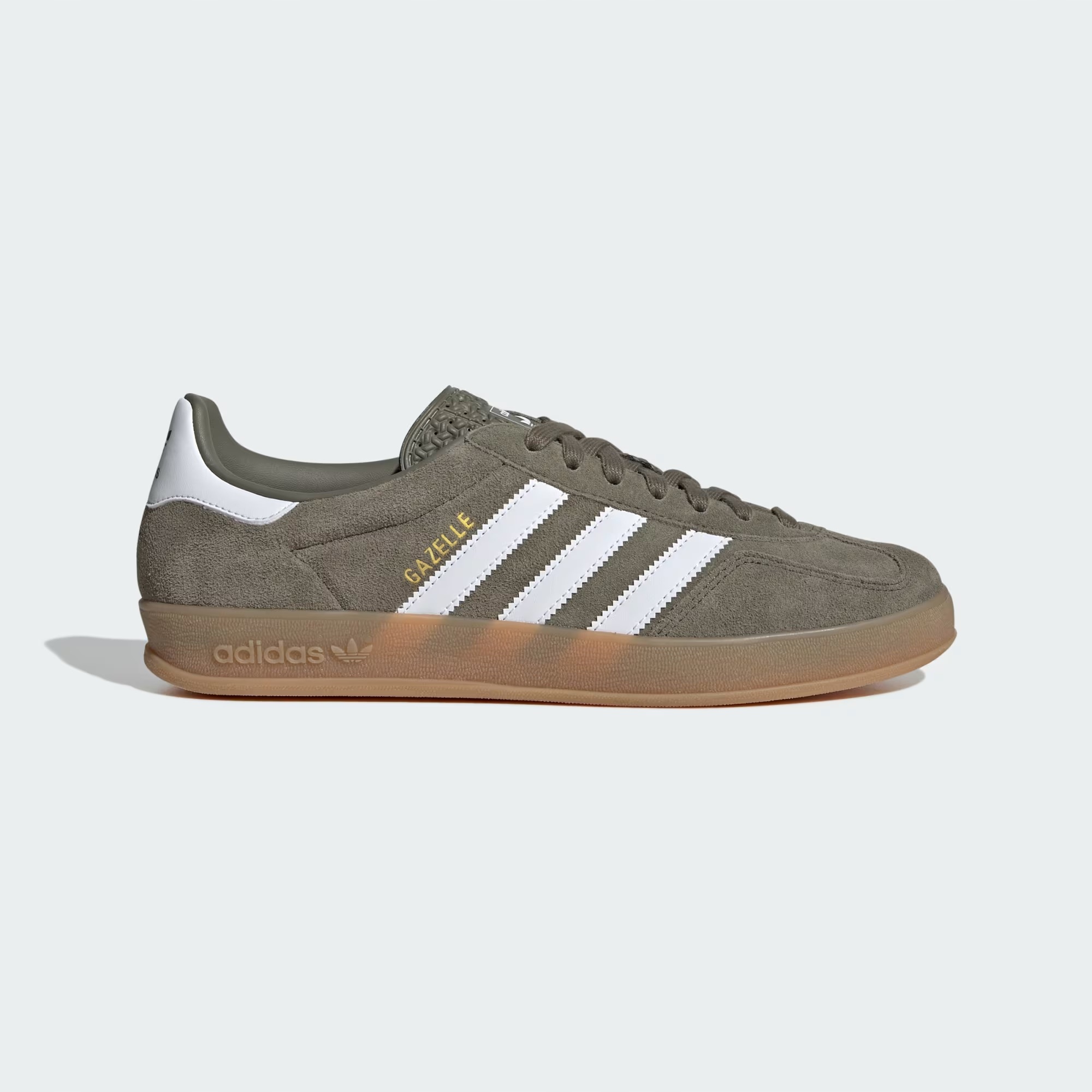 Unisexové boty Adidas Gazelle Indoor JQ0174 zelené semišové 40
