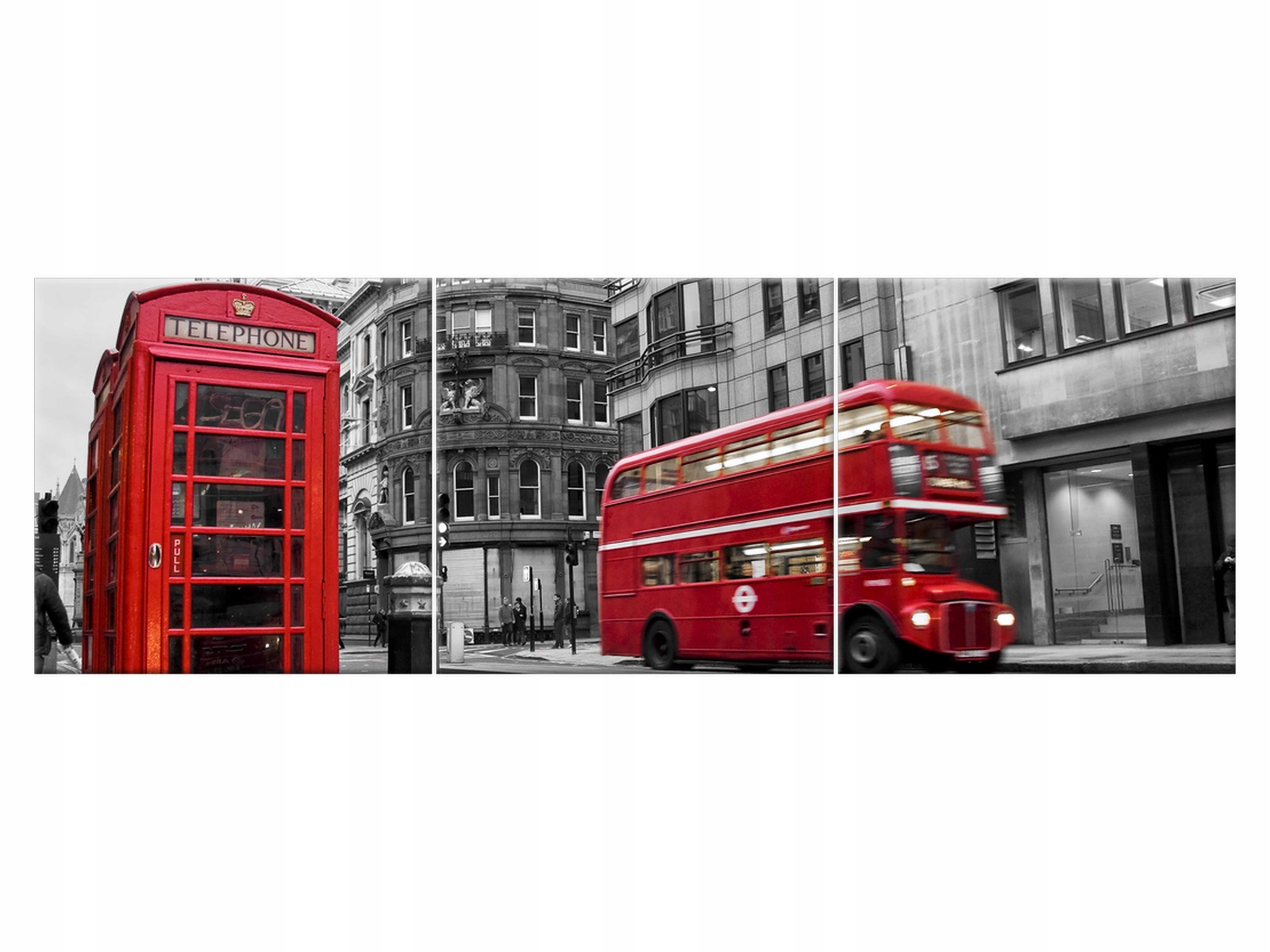 

Obraz 150x50 Architektura Londyn Budka Telefon Uk