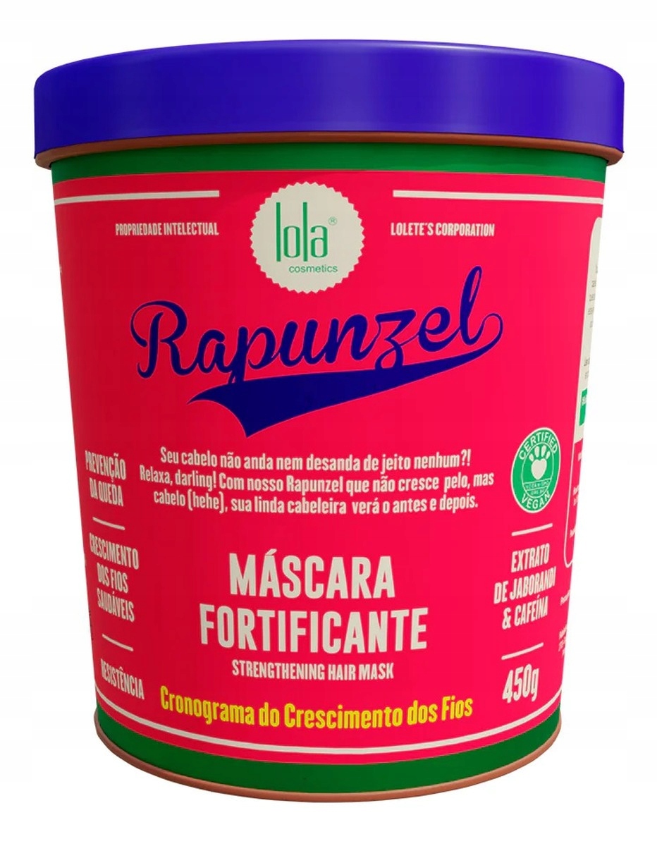 Lola Cosmetics Rapunzel Posilující maska na vlasy 450 g