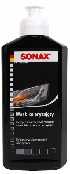 

Sonax Wosk Koloryzujący NanoPro Czarny 250ml