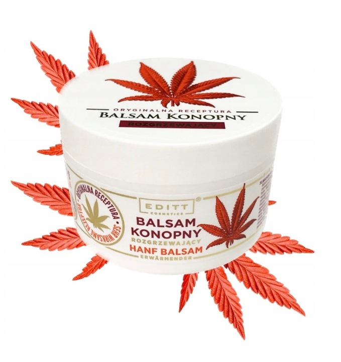 

Balsam konopny rozgrzewający mięśnie stawy Editt