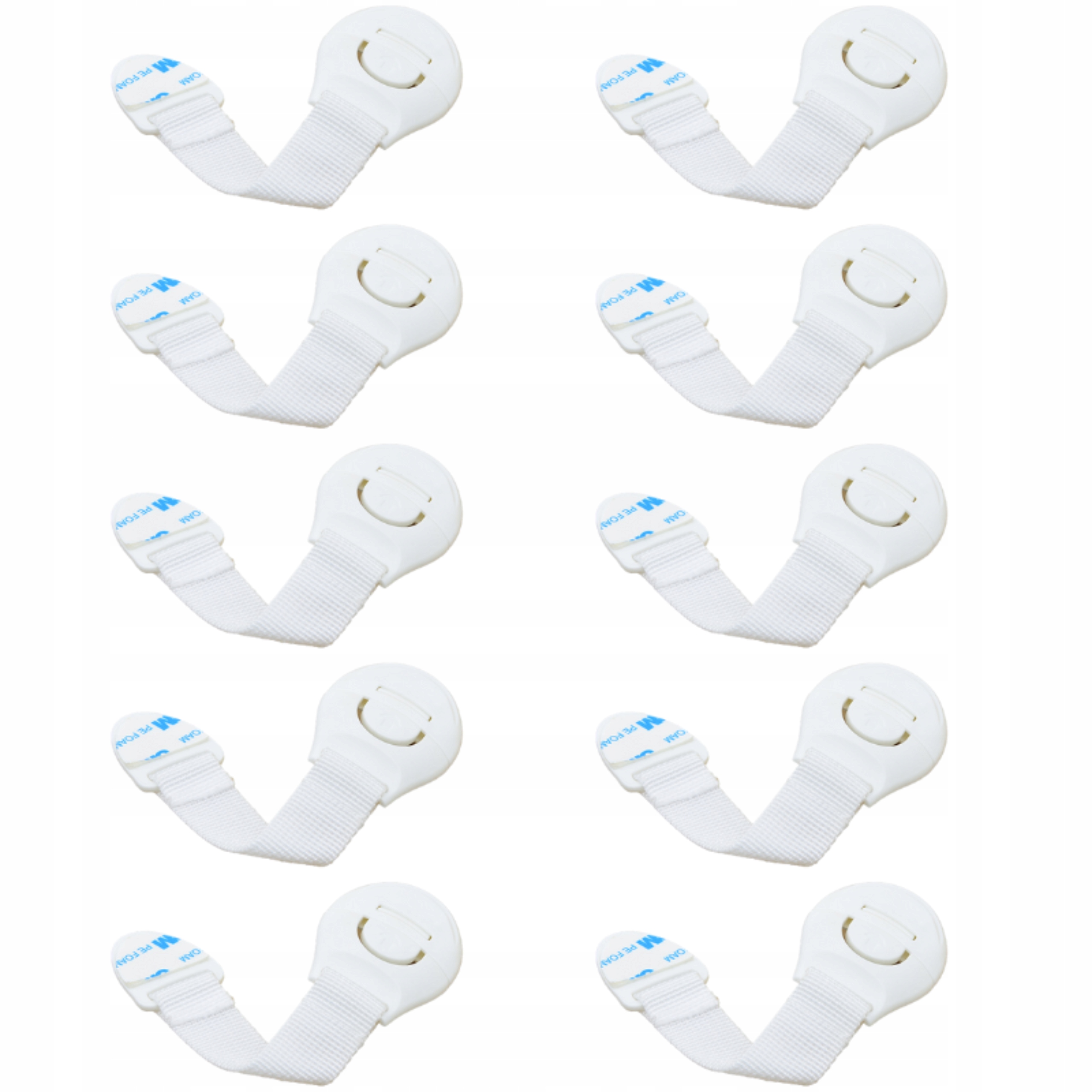 ZABEZPIECZENIA ZAMKNIĘCIA DO SZAFEK MEBLI BLOKADA PRZED DZIEĆMI 10 SZT