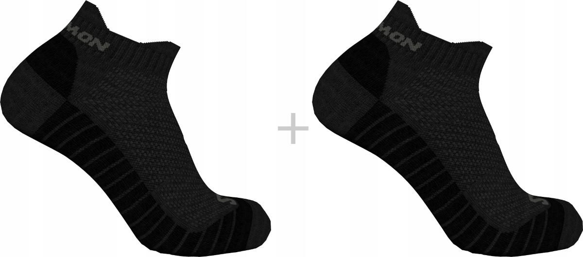 Salomon Skarpety Aero Ankle dla biegaczy Bieganie Zestaw 2 Pary XL 45-47