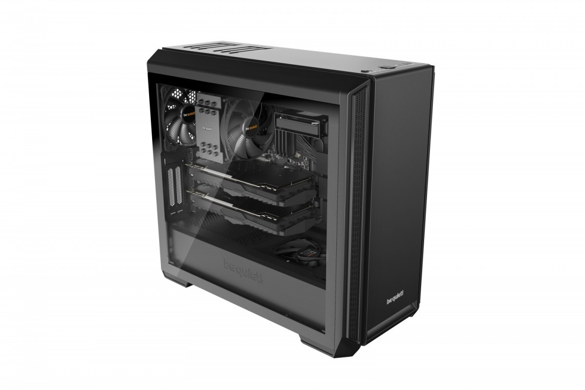 Puzdro be quiet! Silent Base 601 Window Black Midi Tower Atx Okno Čierna