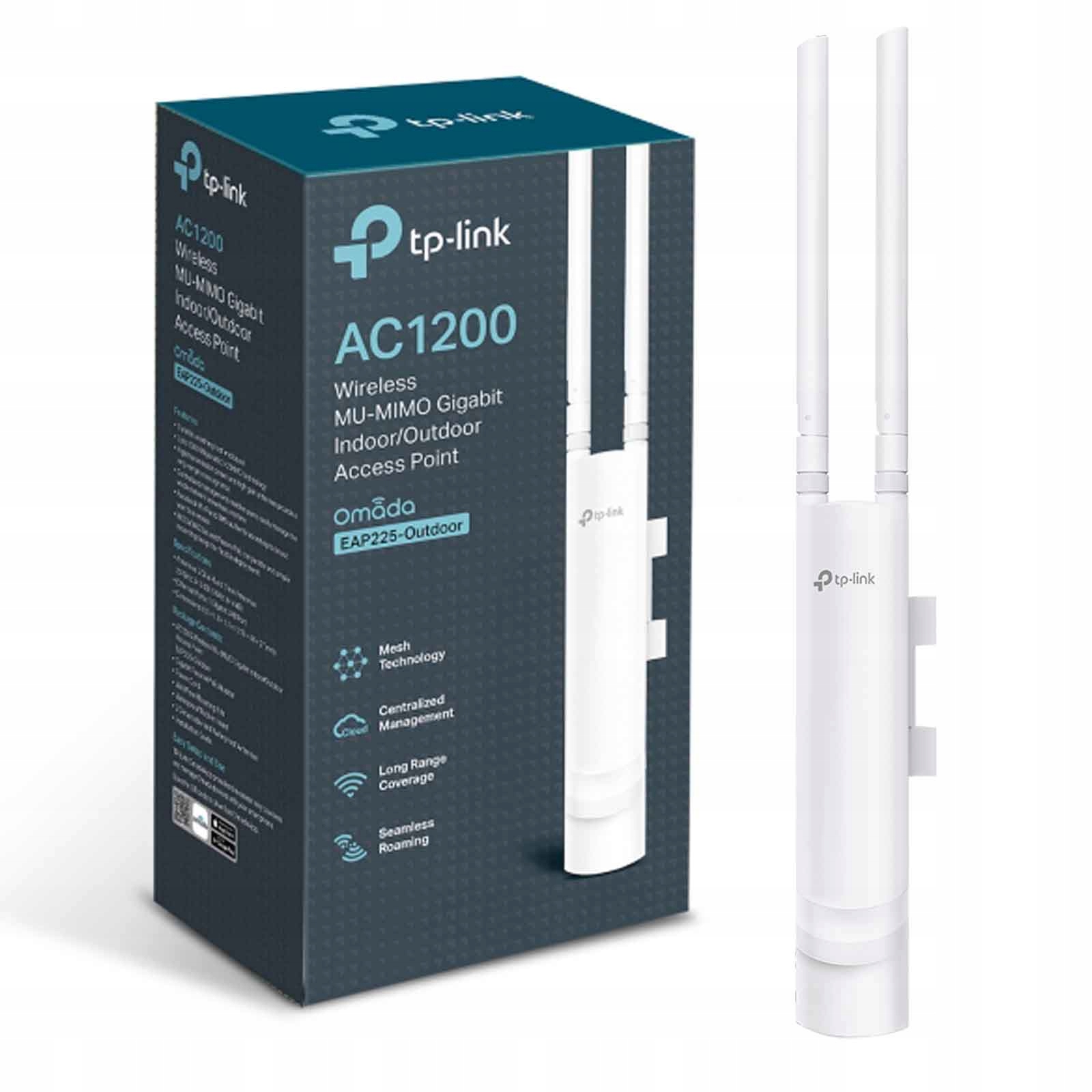 6個！ TP-Link Omada AC1200 EAP225-Outdoor TP-Link EAP225-OUTDOOR Omada AC1200 Dual Band Wireless