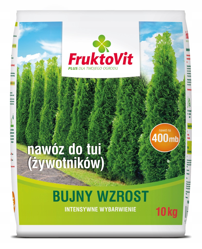 Nawóz Do Tui Żywotników 20 Kg Tuje Fruktovit