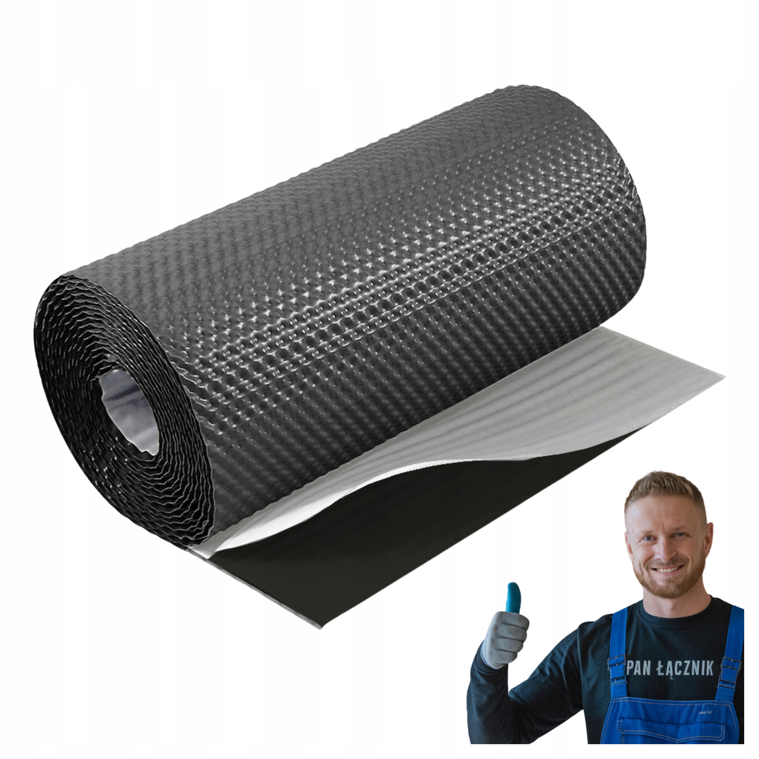 Dekarska Komínová páska hliníková 3D 290 mm RAL7016 Grafitová 5 m