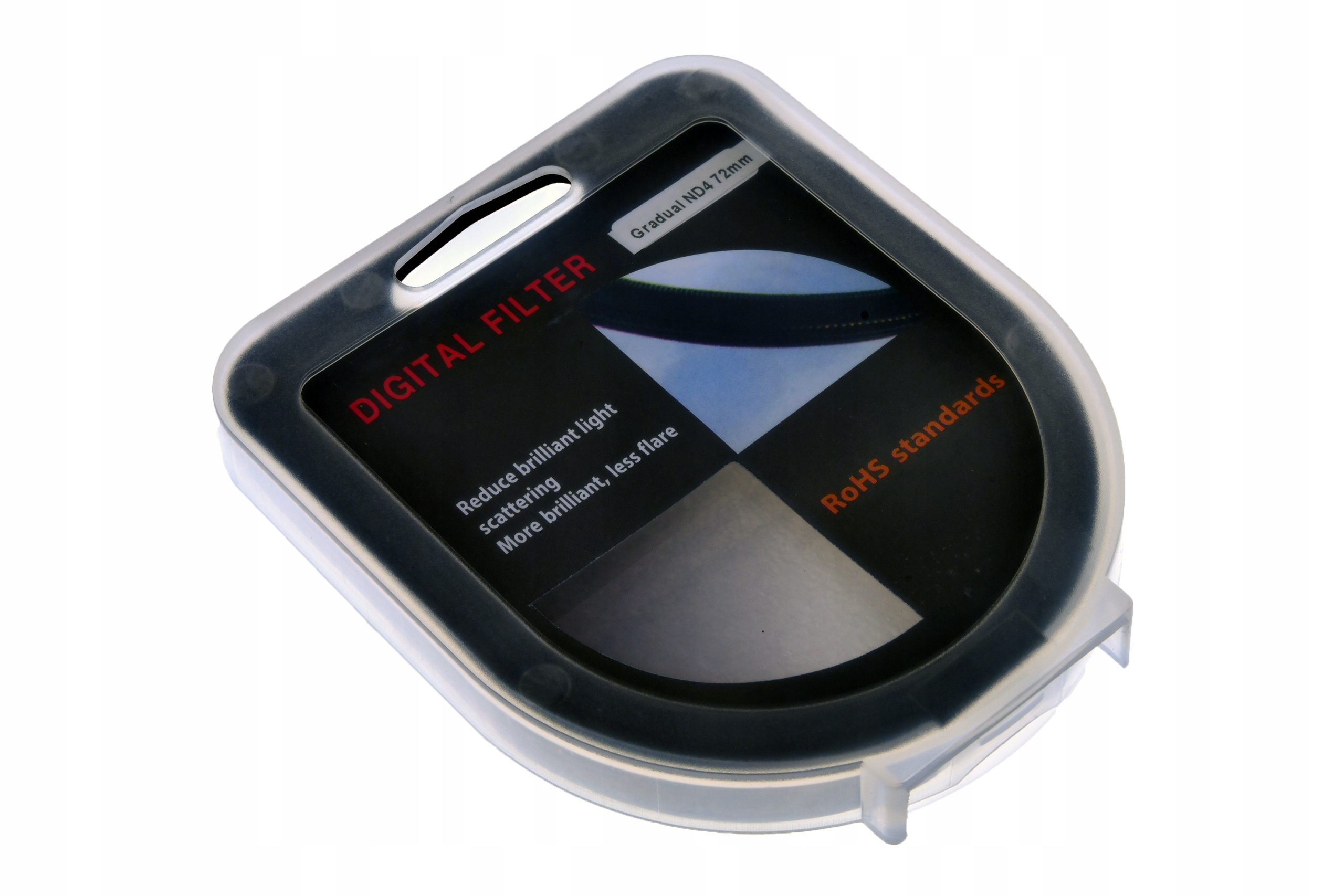 Filtr połówkowy 72mm Szary ND4 Model inny