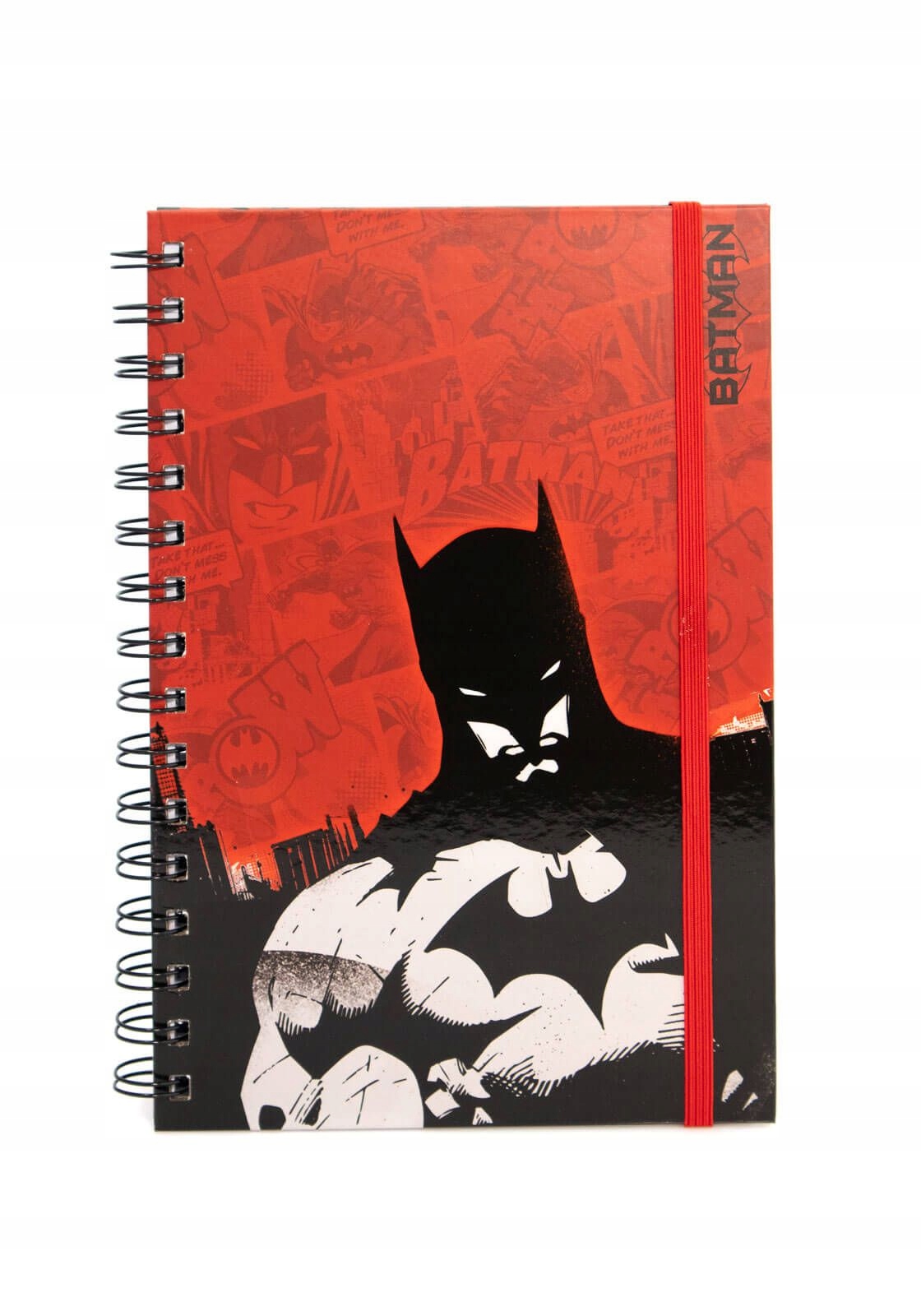 

Batman Red notes A5 w linie 80 kartek gumka