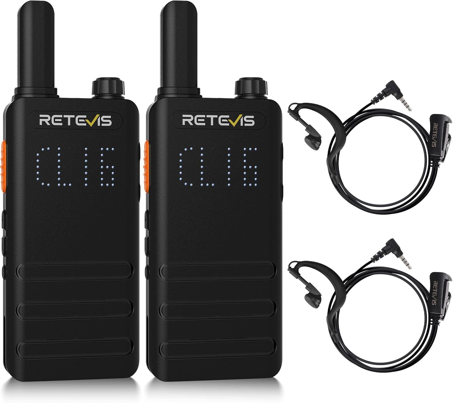 Krótkofalówki Retevis B63H PMR446 16 kanałów Usb-c Vox 2 szt.