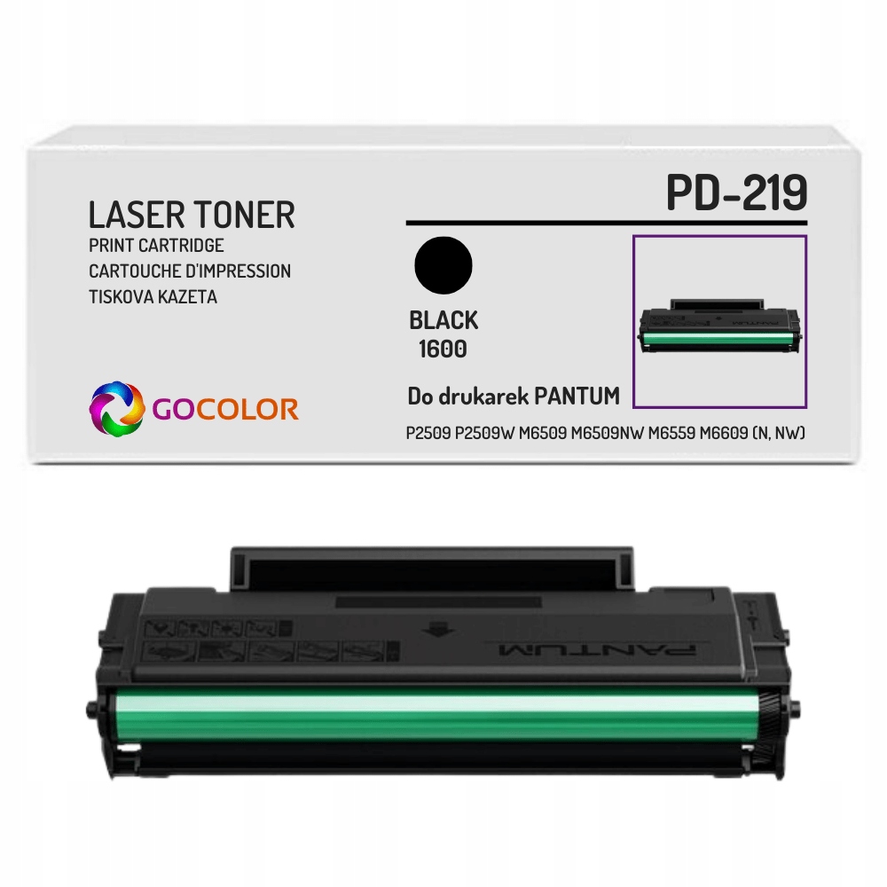 Nowy Toner PD219 PD-219 do Pantum M6509NW P2509W M6559NW M6609NW M6509
